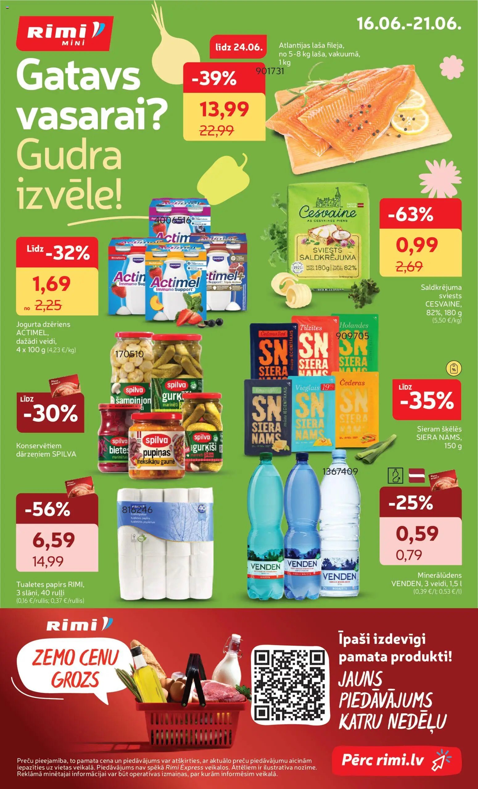 Rimi Mini Rimi akciju buklets