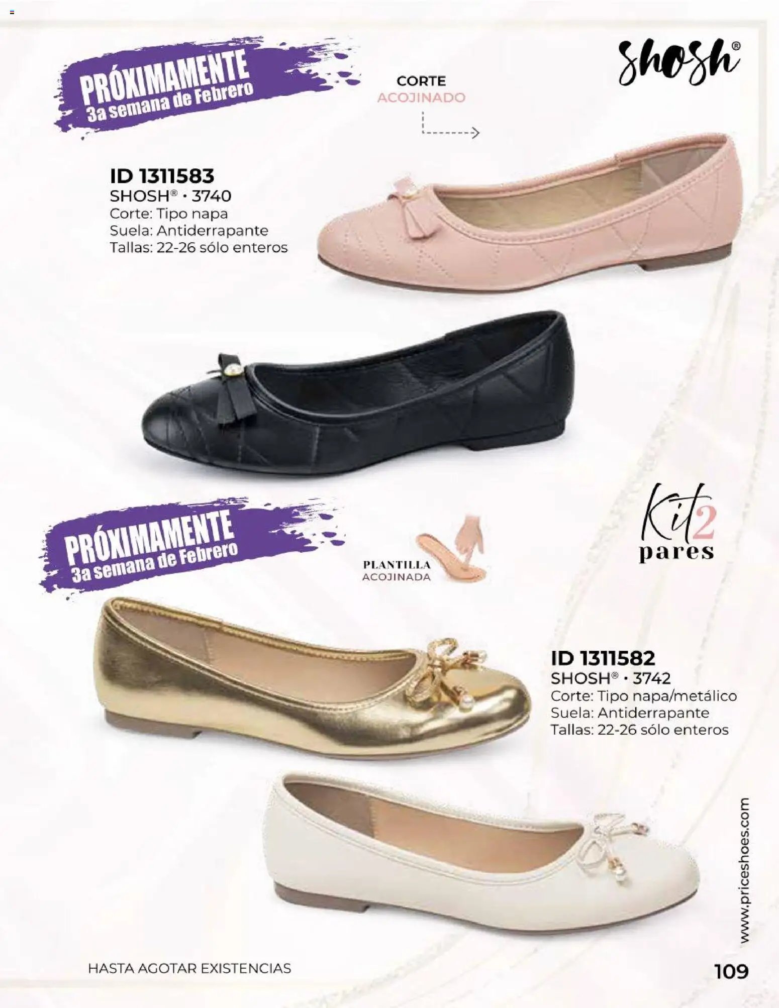 Price Shoes catálogo Confort