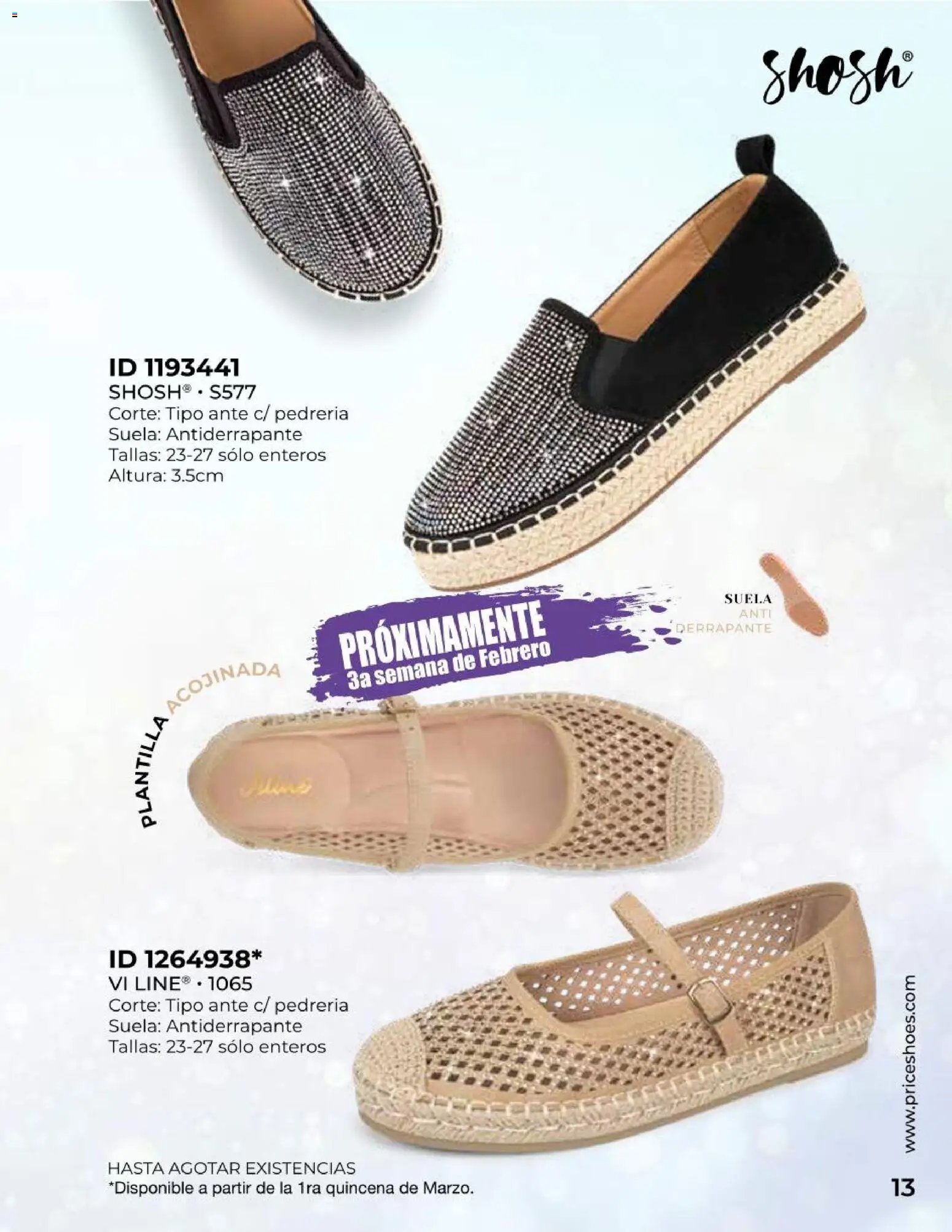 Price Shoes catálogo Confort