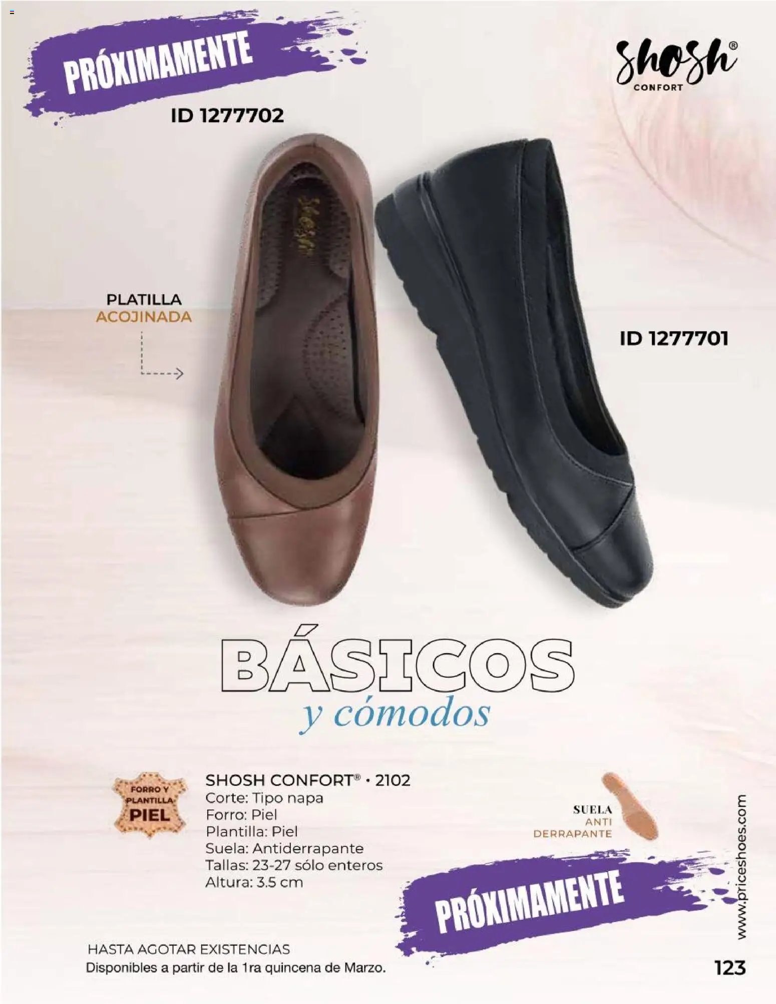 Price Shoes catálogo Confort
