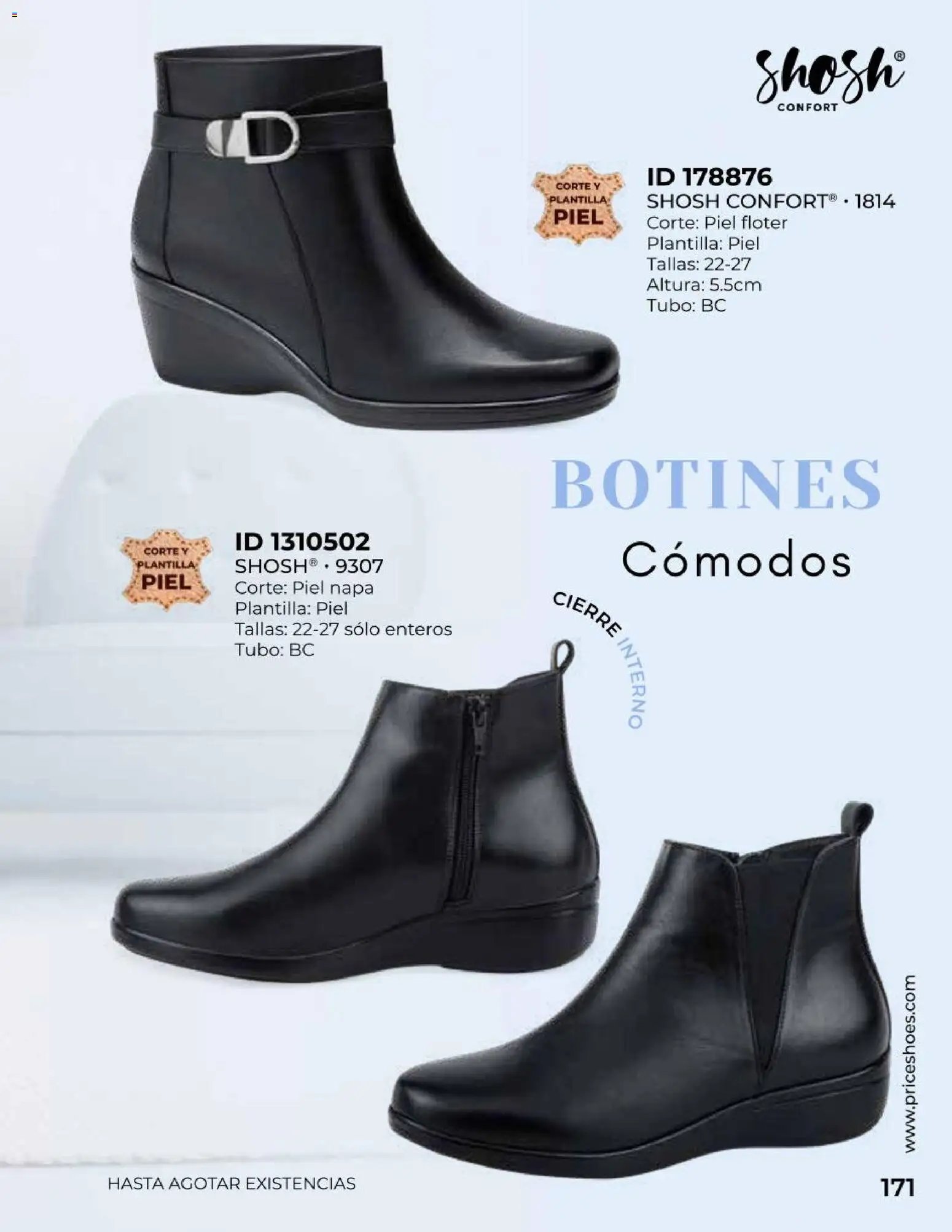 Price Shoes catálogo Confort