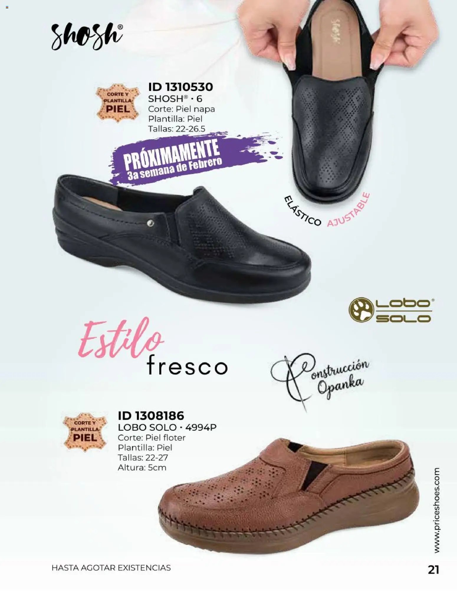 Price Shoes catálogo Confort