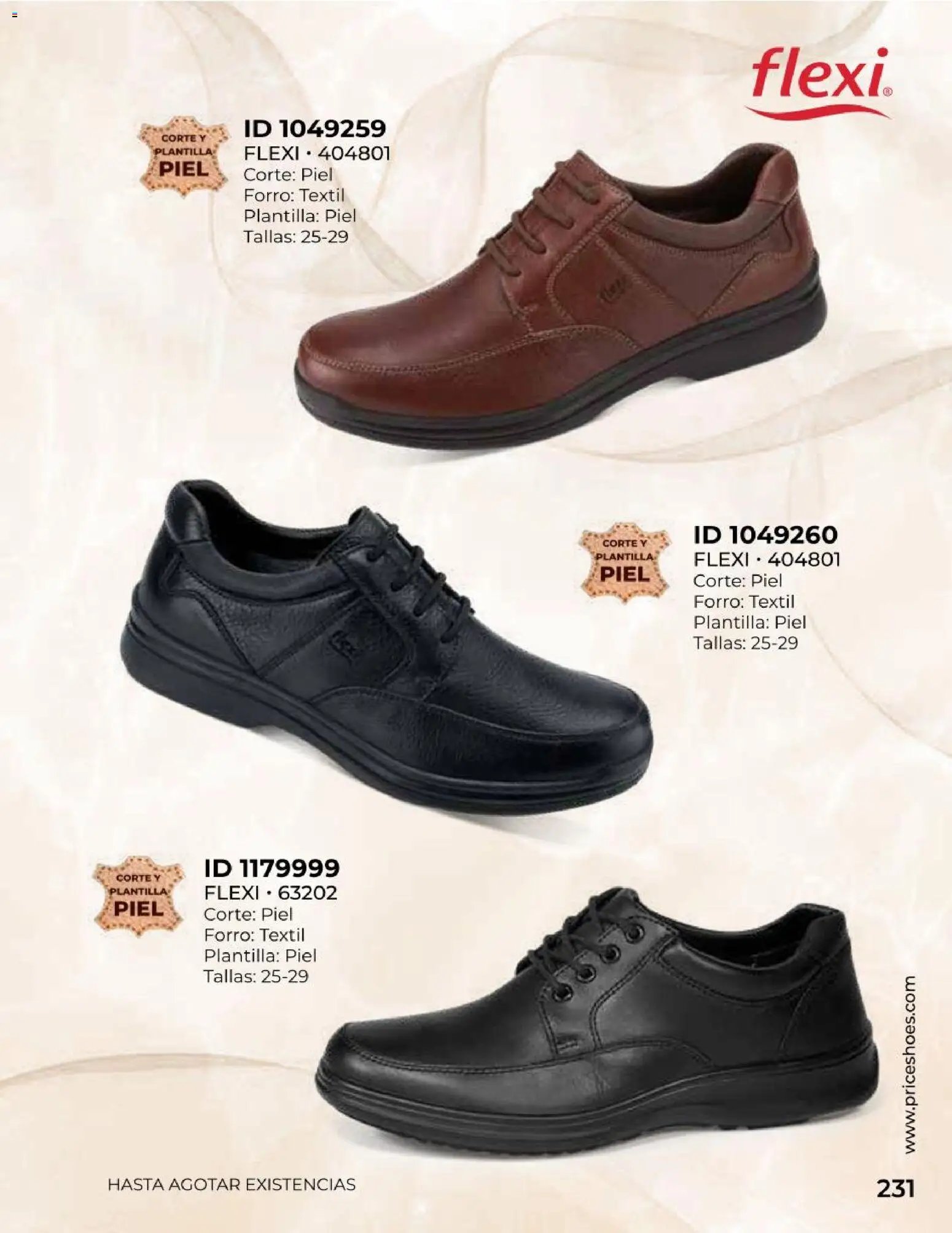 Price Shoes catálogo Confort