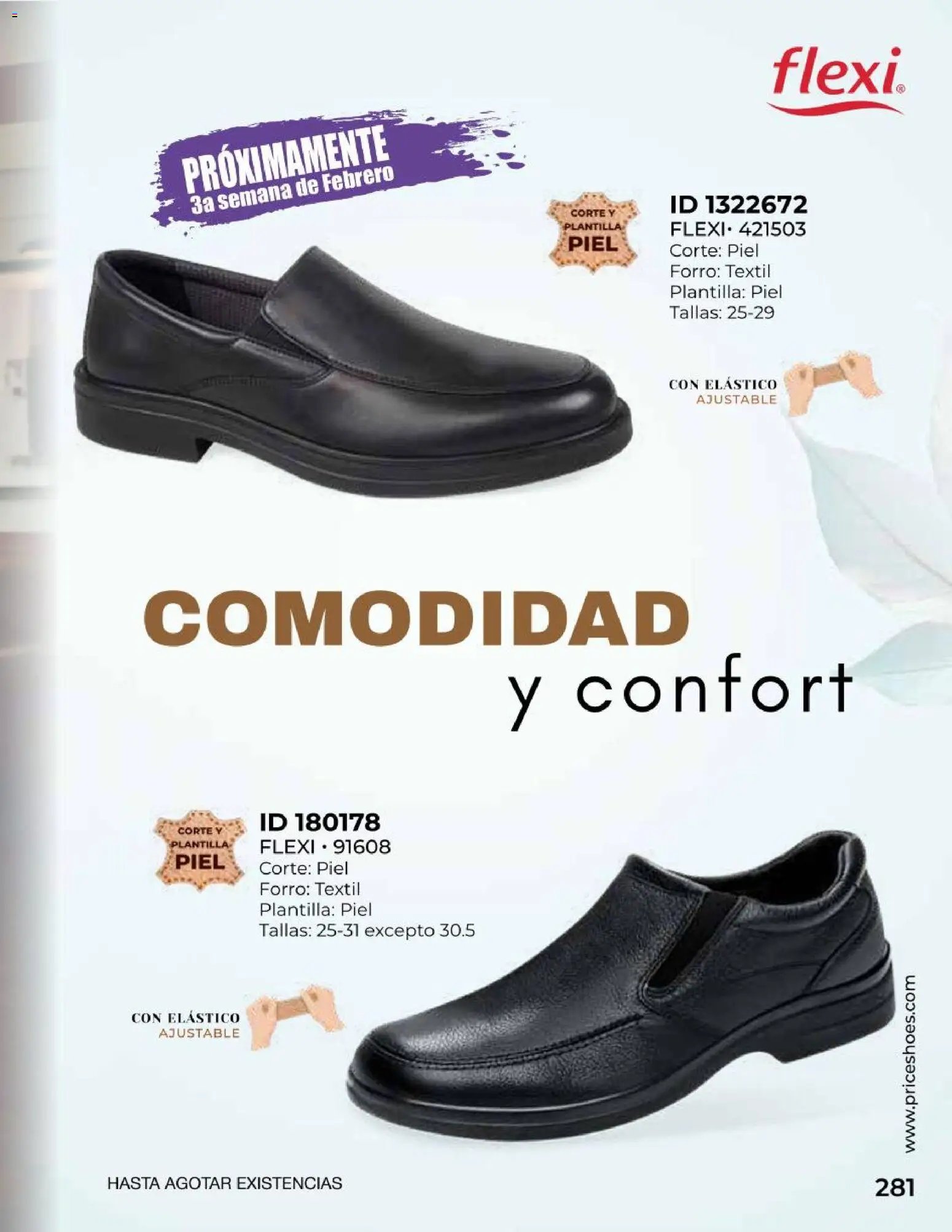Price Shoes catálogo Confort