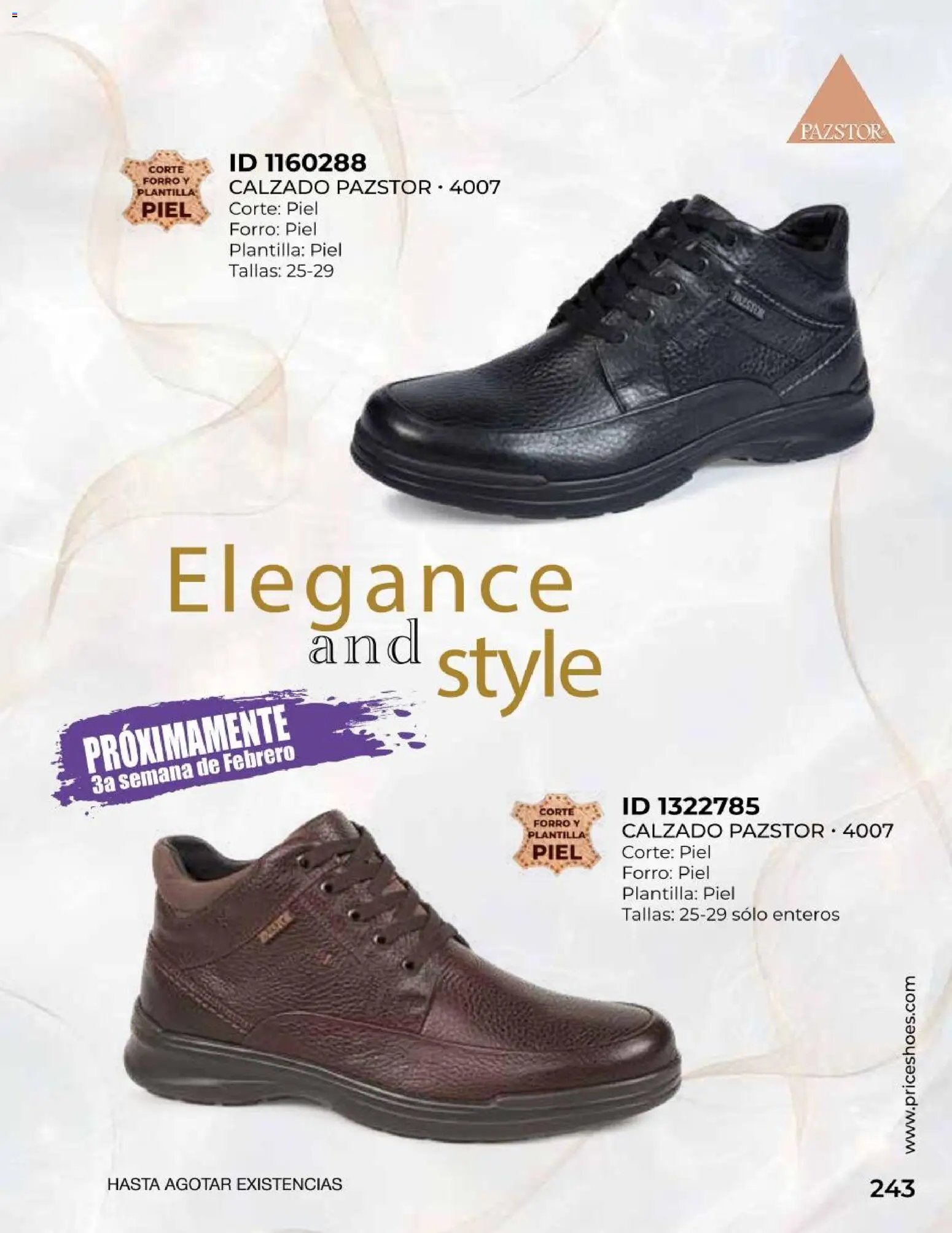 Price Shoes catálogo Confort