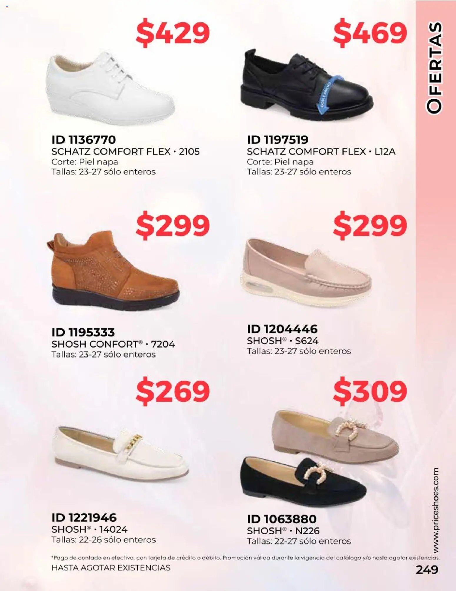 Price Shoes catálogo Confort