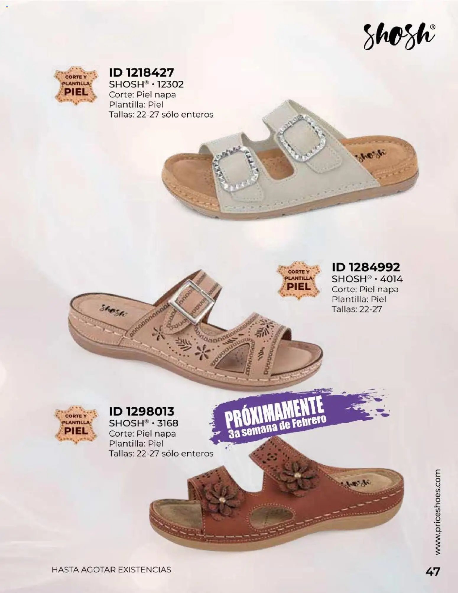 Price Shoes catálogo Confort