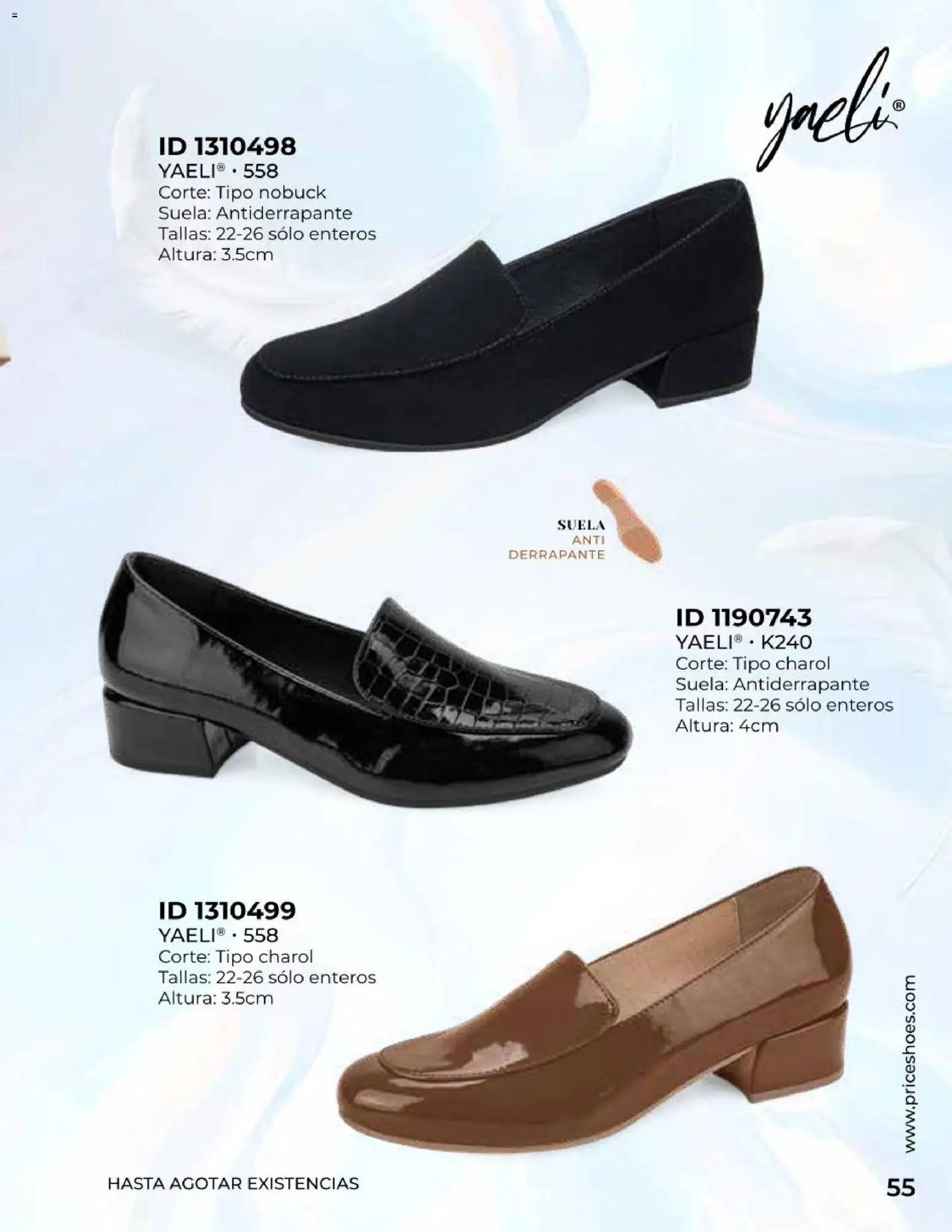 Price Shoes catálogo Confort