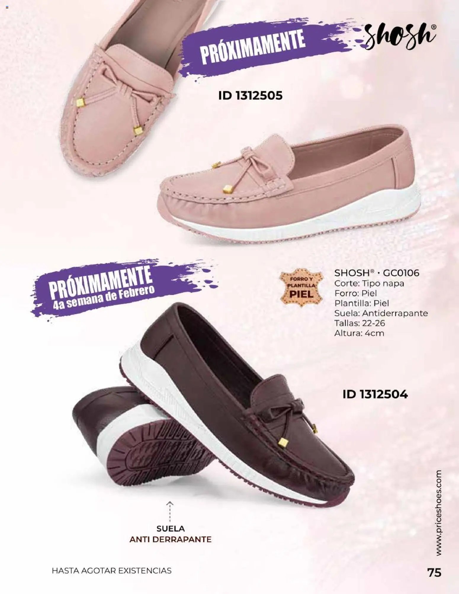 Price Shoes catálogo Confort
