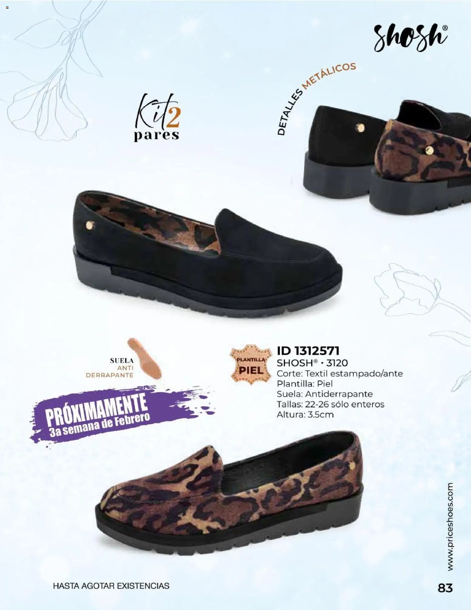 Price Shoes catálogo Confort