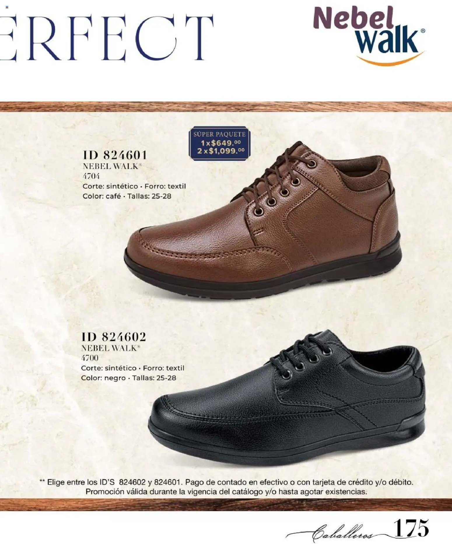Price Shoes catálogo Caballeros