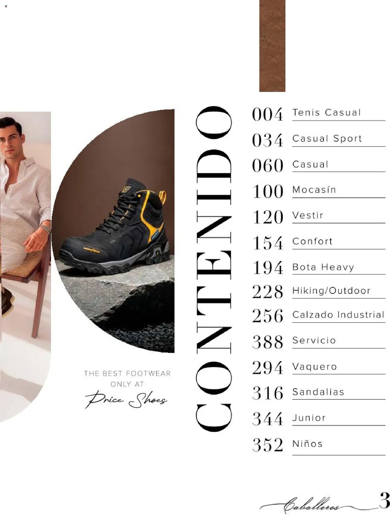 Price Shoes catálogo Caballeros