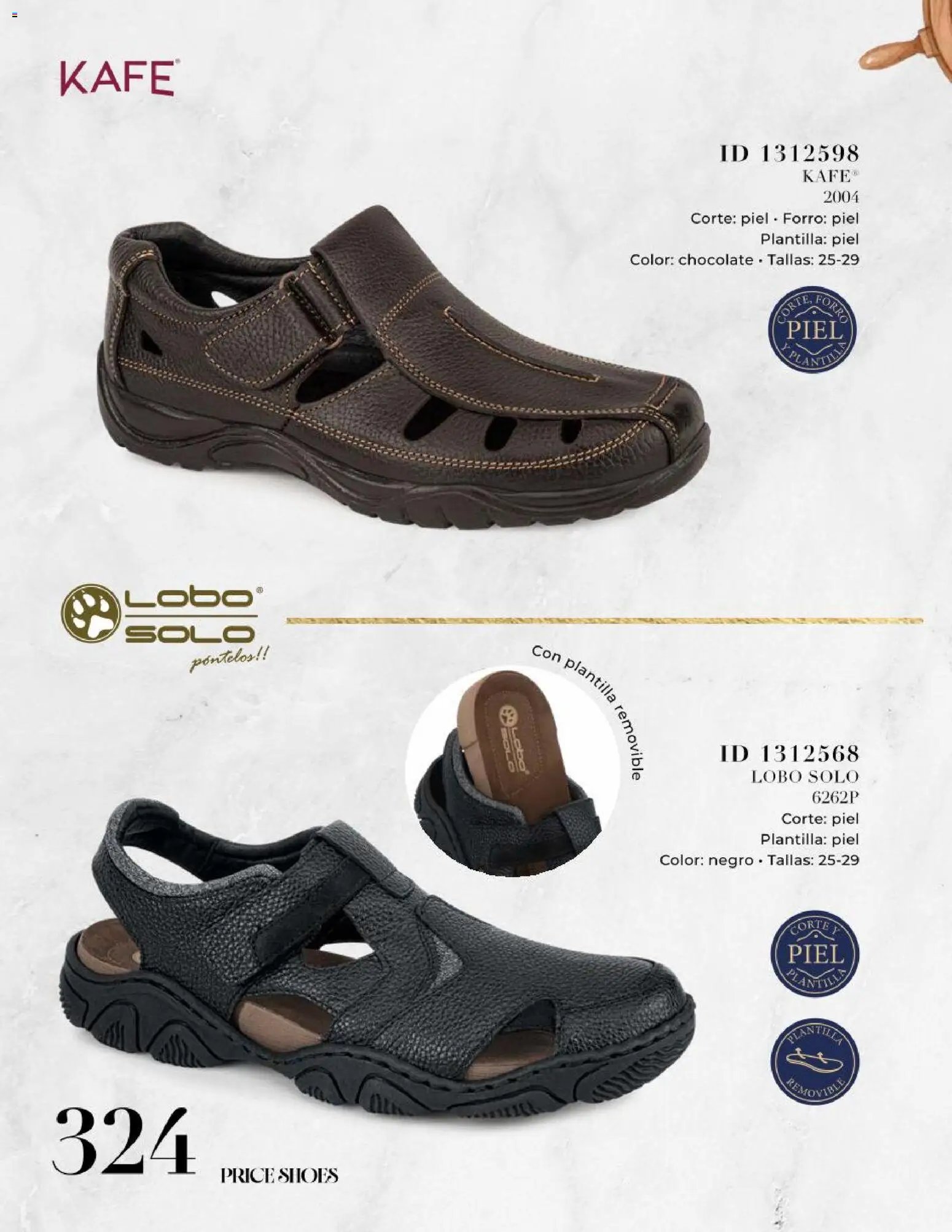 Price Shoes catálogo Caballeros