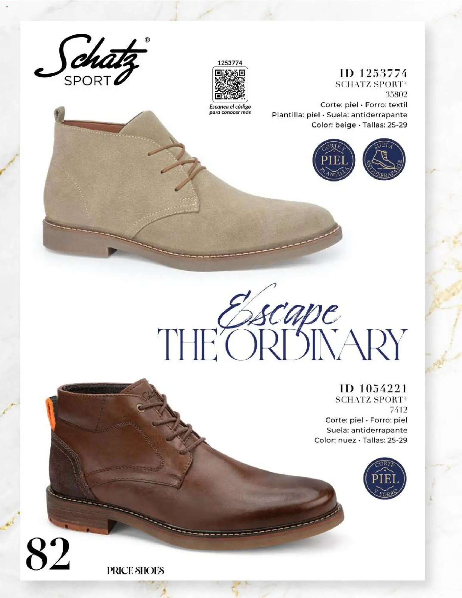 Price Shoes catálogo Caballeros