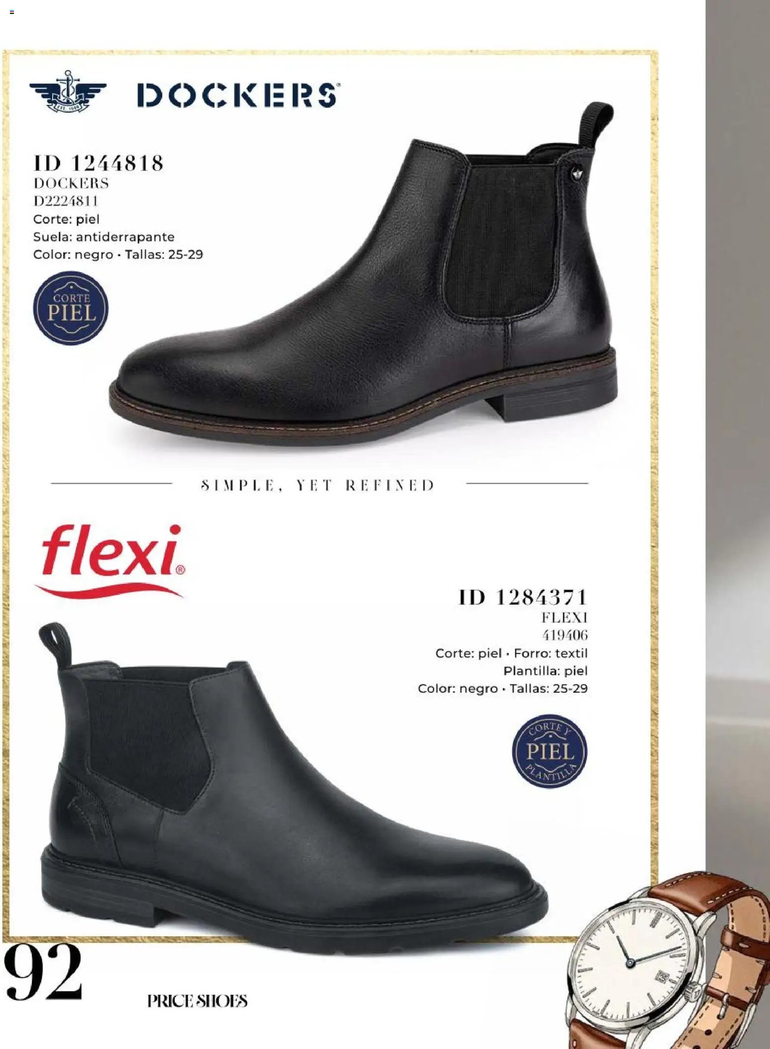 Price Shoes catálogo Caballeros