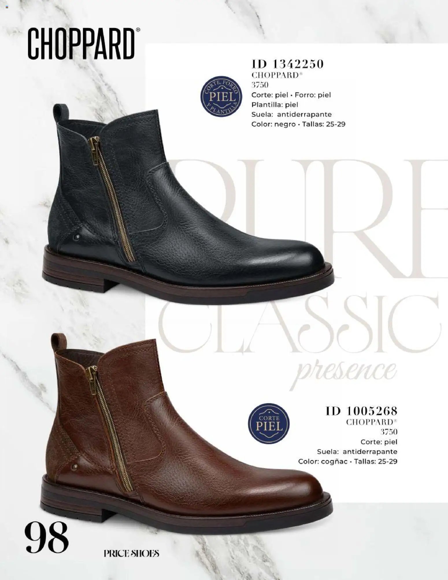 Price Shoes catálogo Caballeros