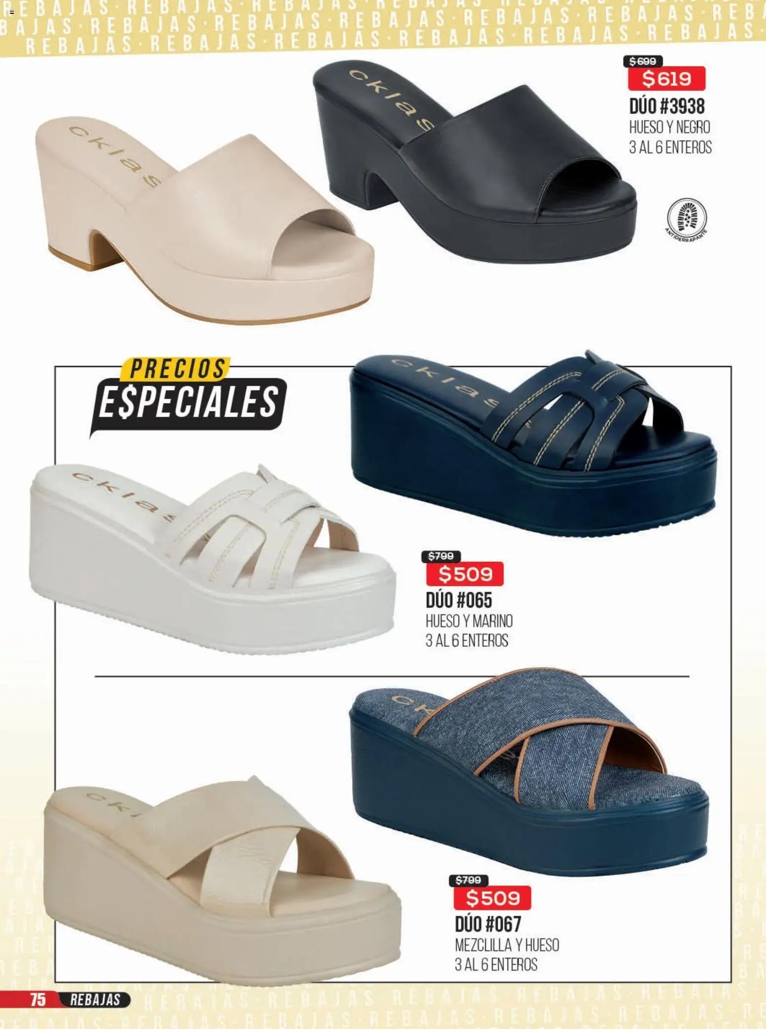 Cklass catálogo Rebajas de campeonato calzado