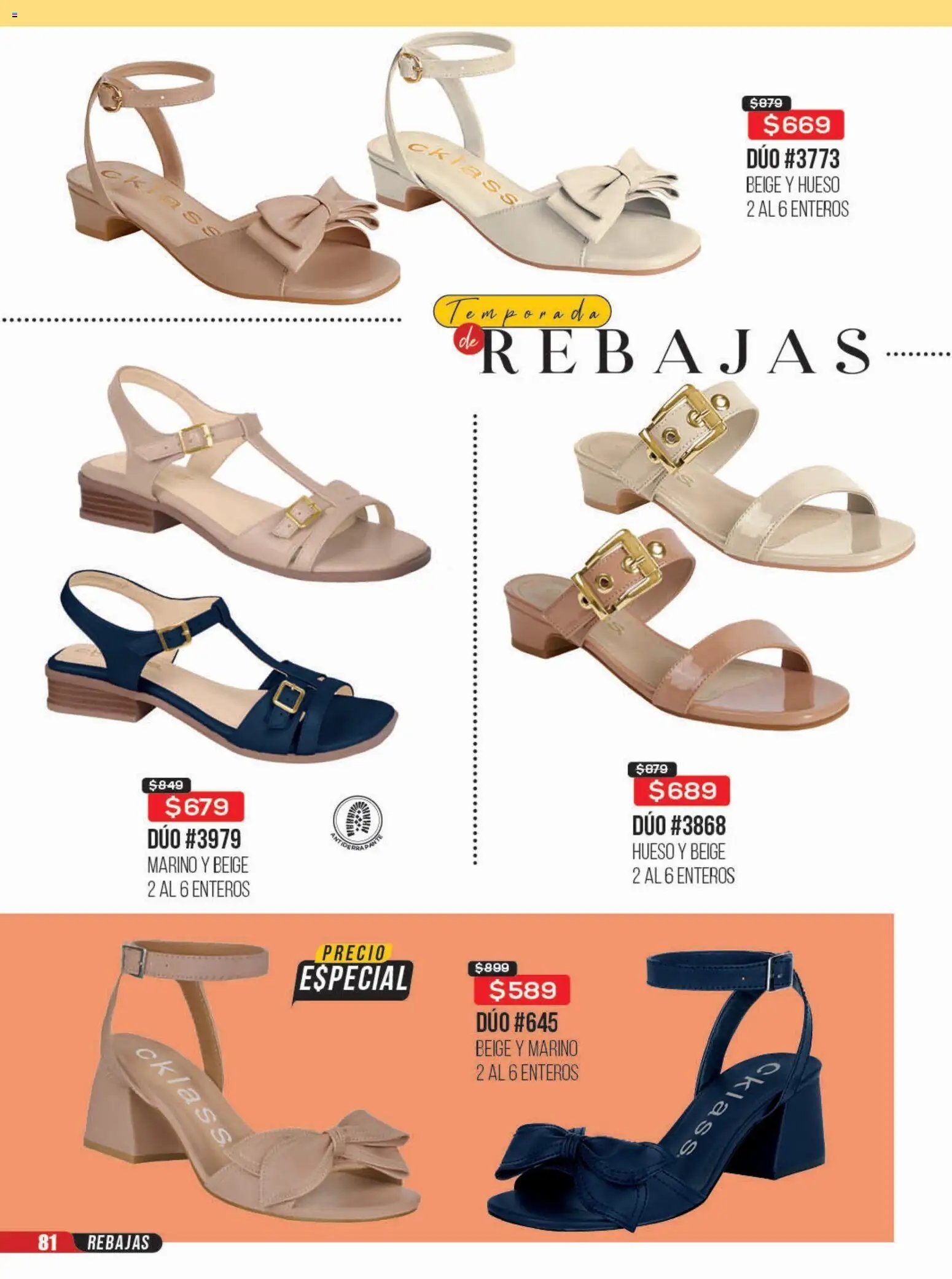 Cklass catálogo Rebajas de campeonato calzado