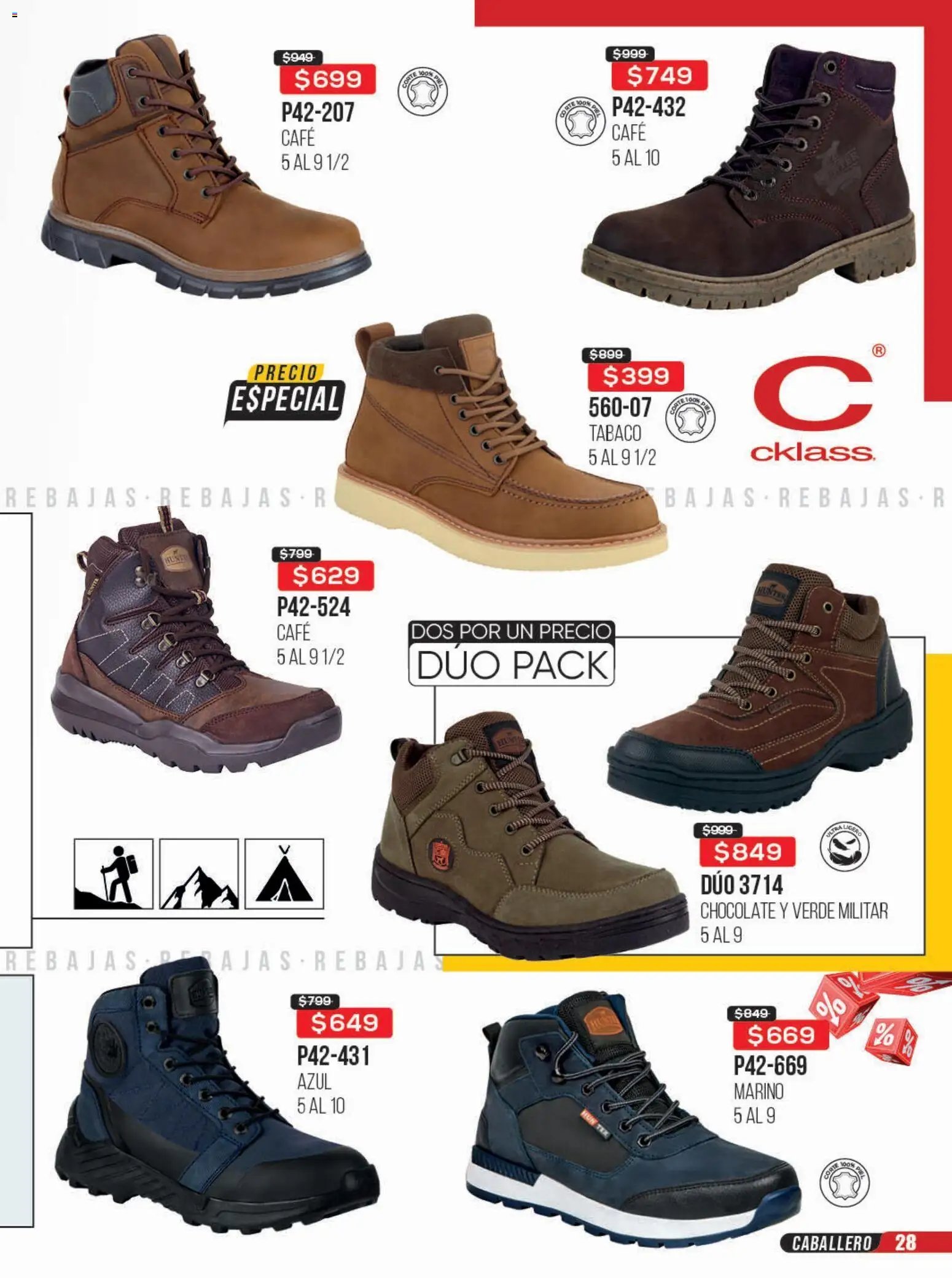 Cklass catálogo Rebajas de campeonato calzado