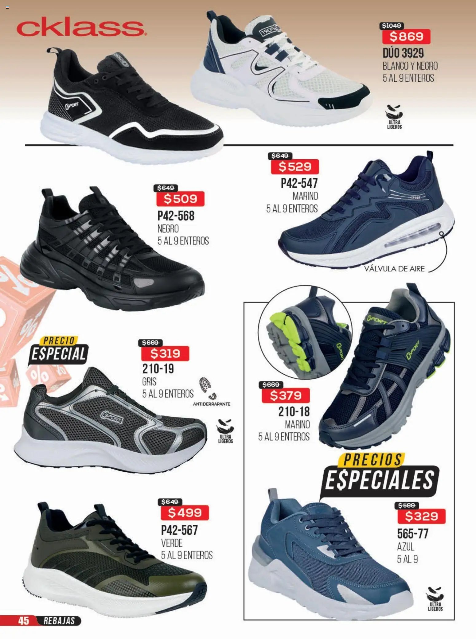 Cklass catálogo Rebajas de campeonato calzado