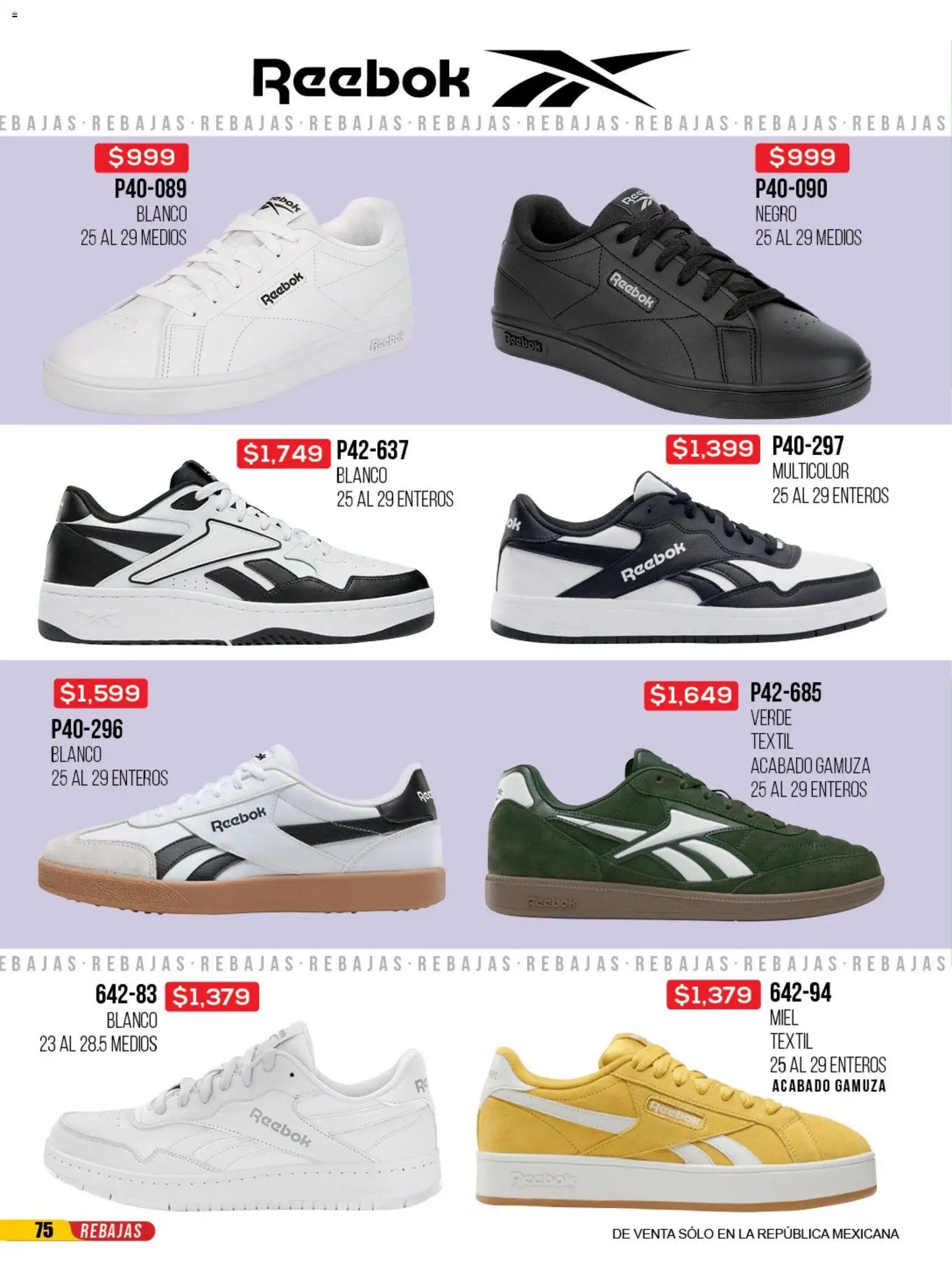 Cklass catálogo Rebajas de campeonato calzado