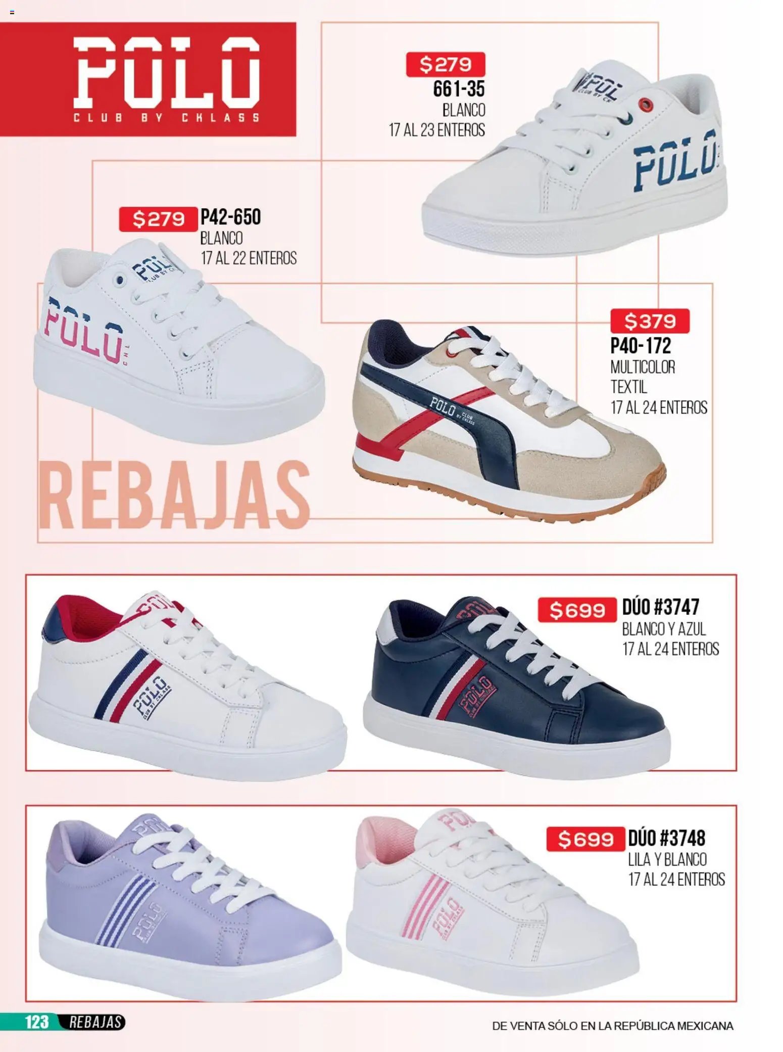 Cklass catálogo Rebajas de campeonato calzado