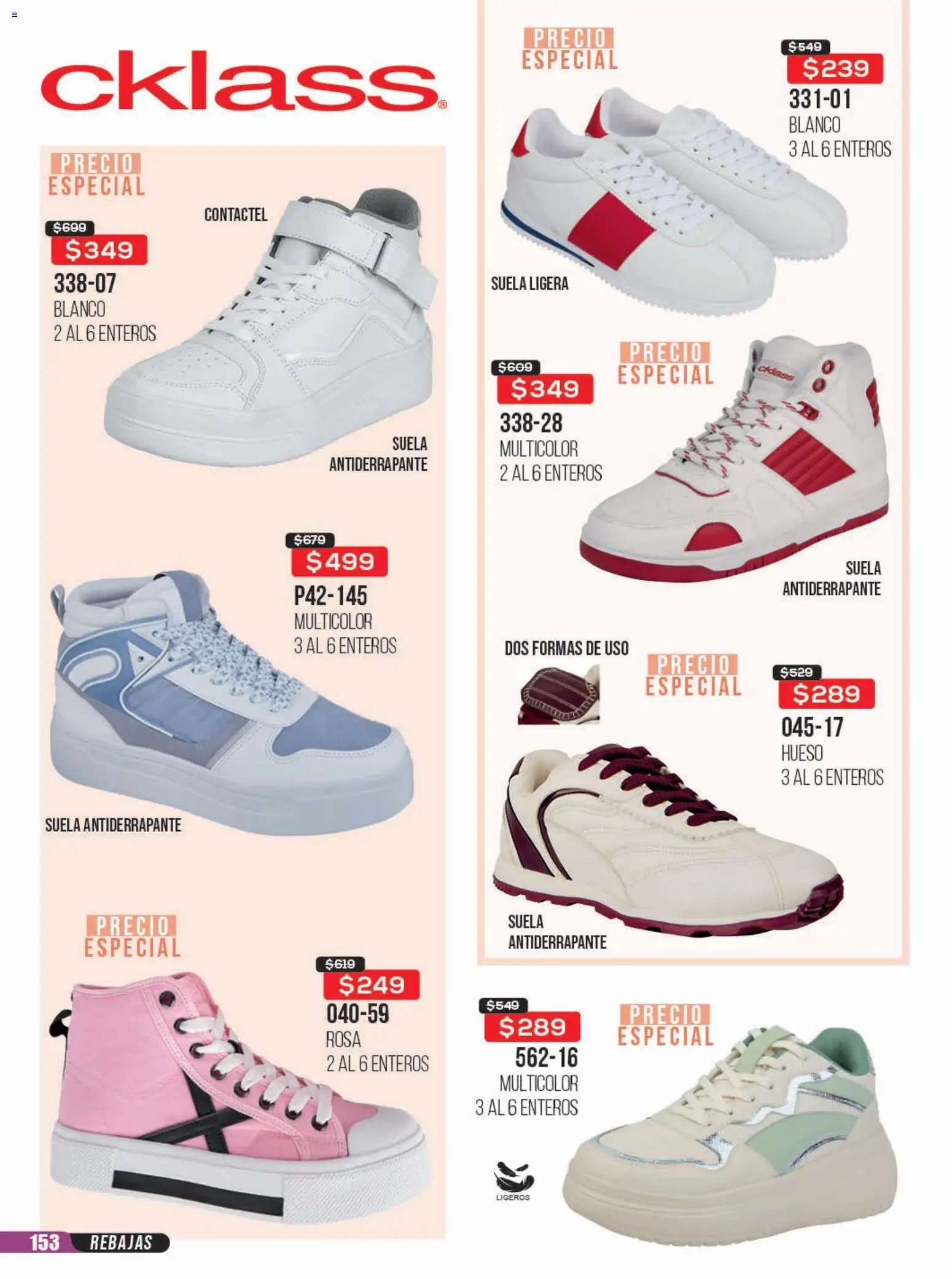 Cklass catálogo Rebajas de campeonato calzado