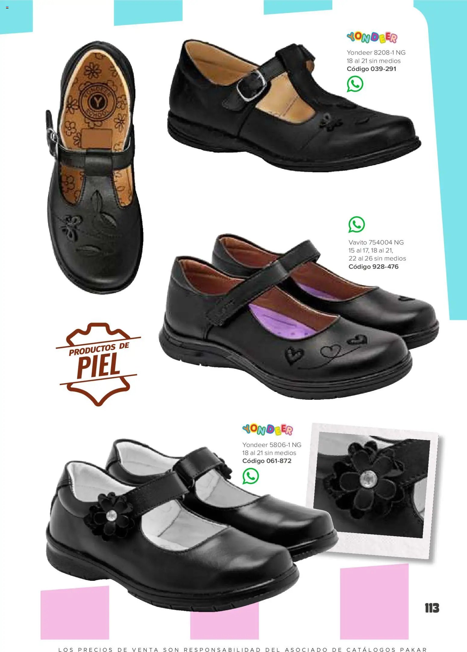 SC Pakar catálogo Niña