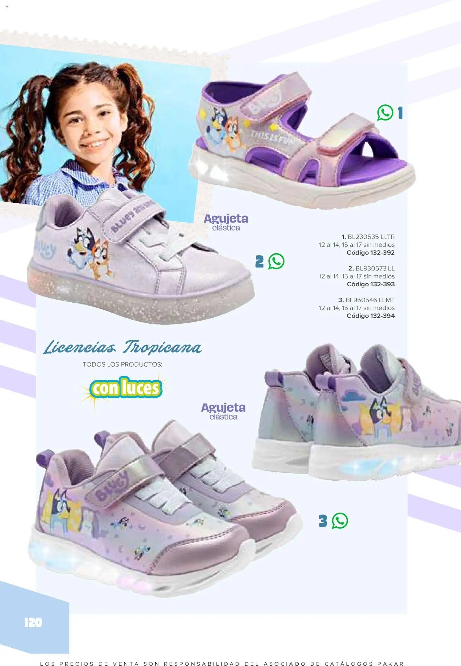 SC Pakar catálogo Niña