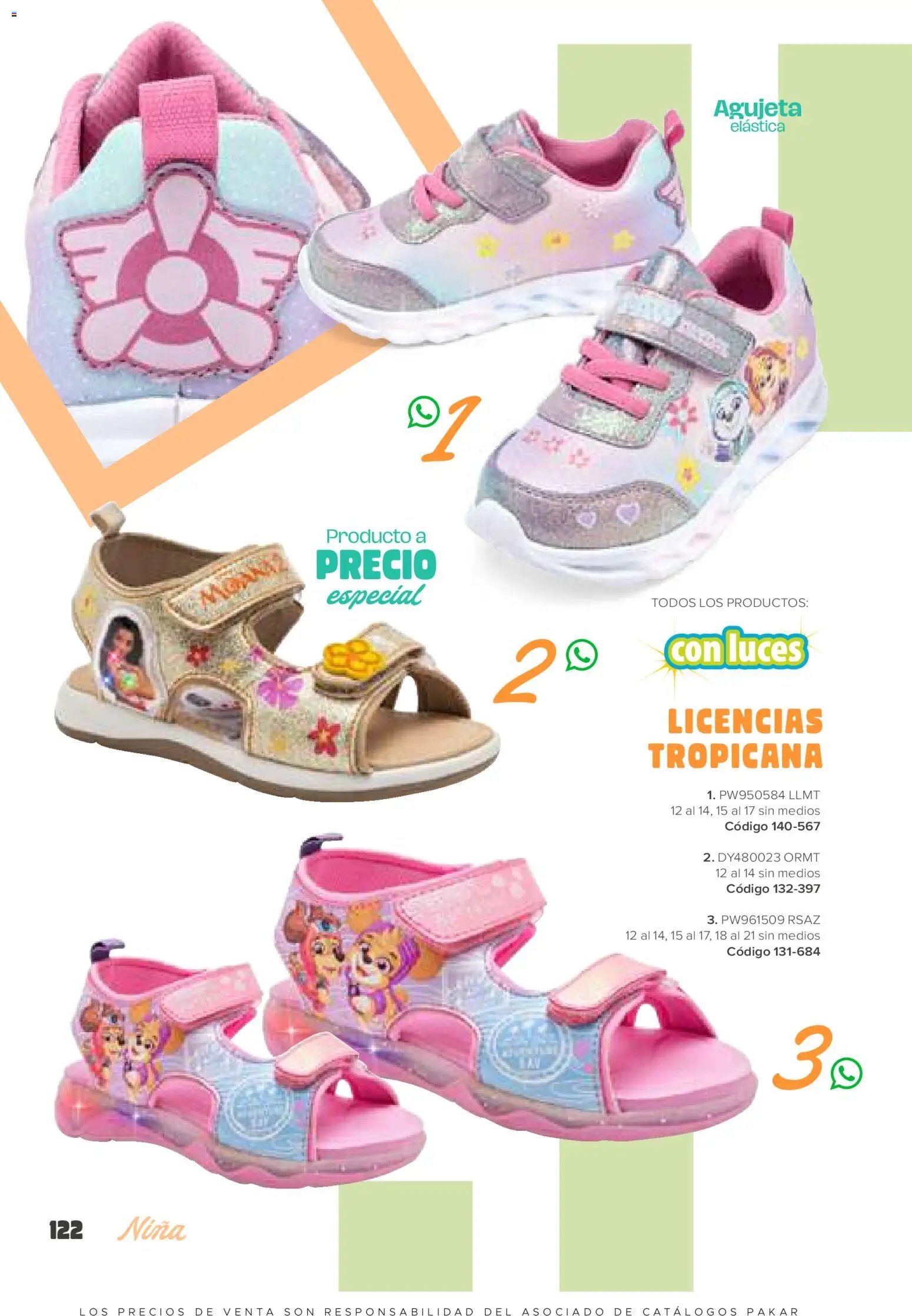 SC Pakar catálogo Niña