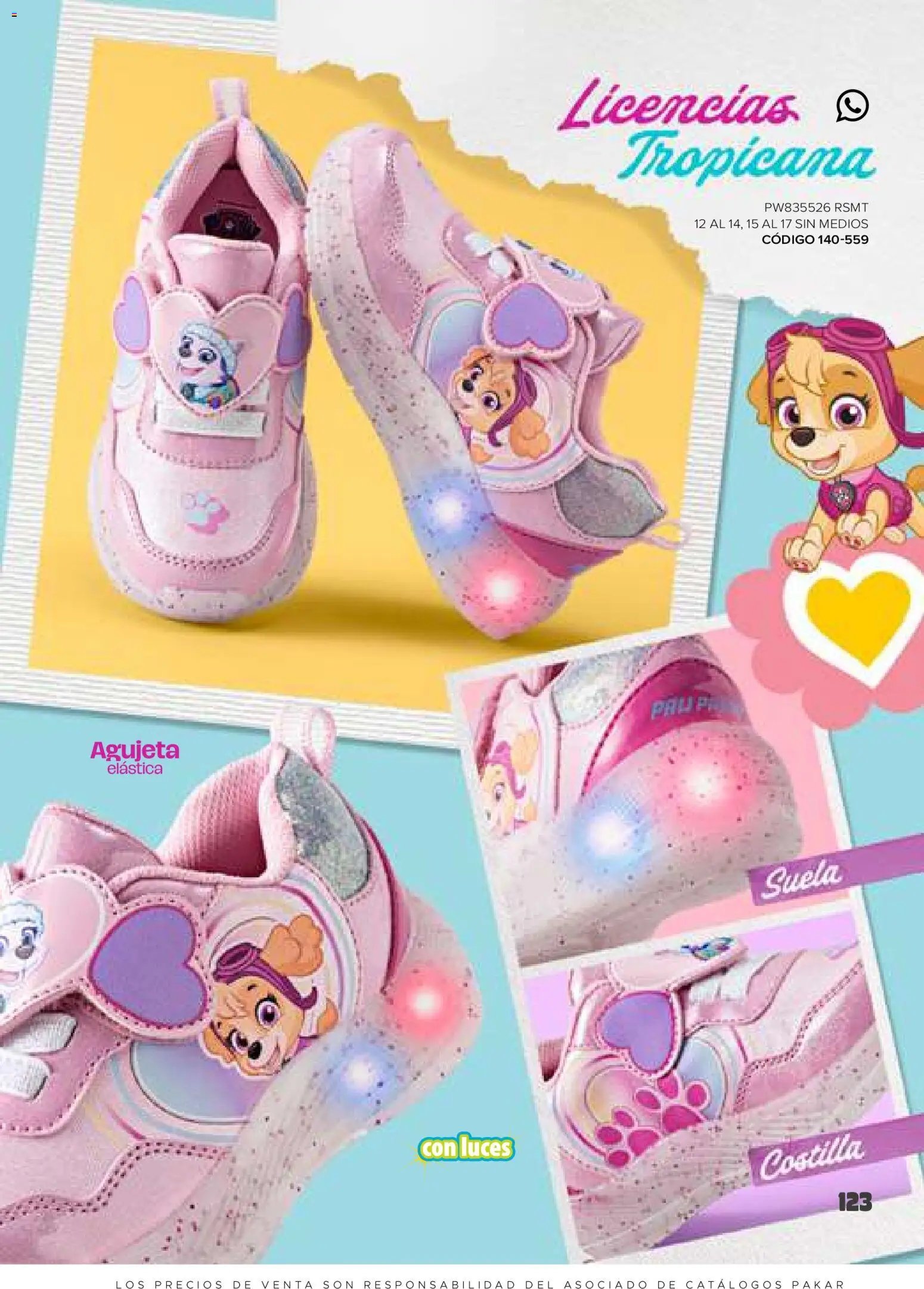 SC Pakar catálogo Niña