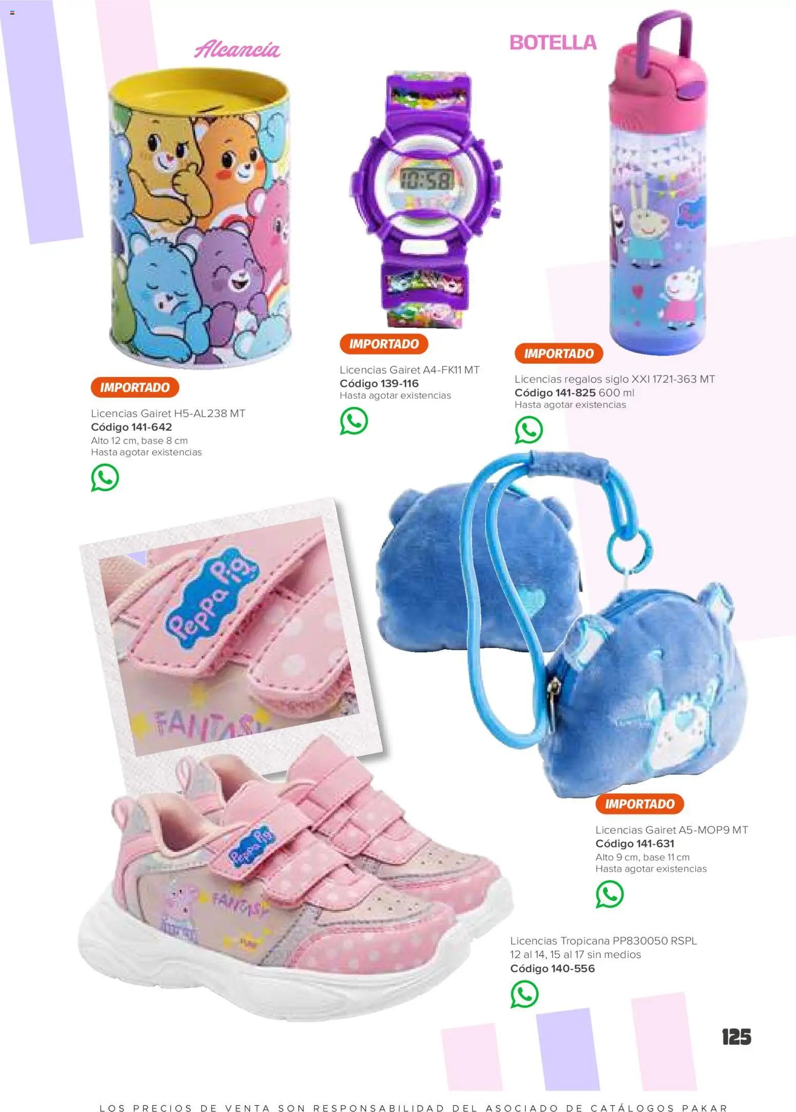 SC Pakar catálogo Niña