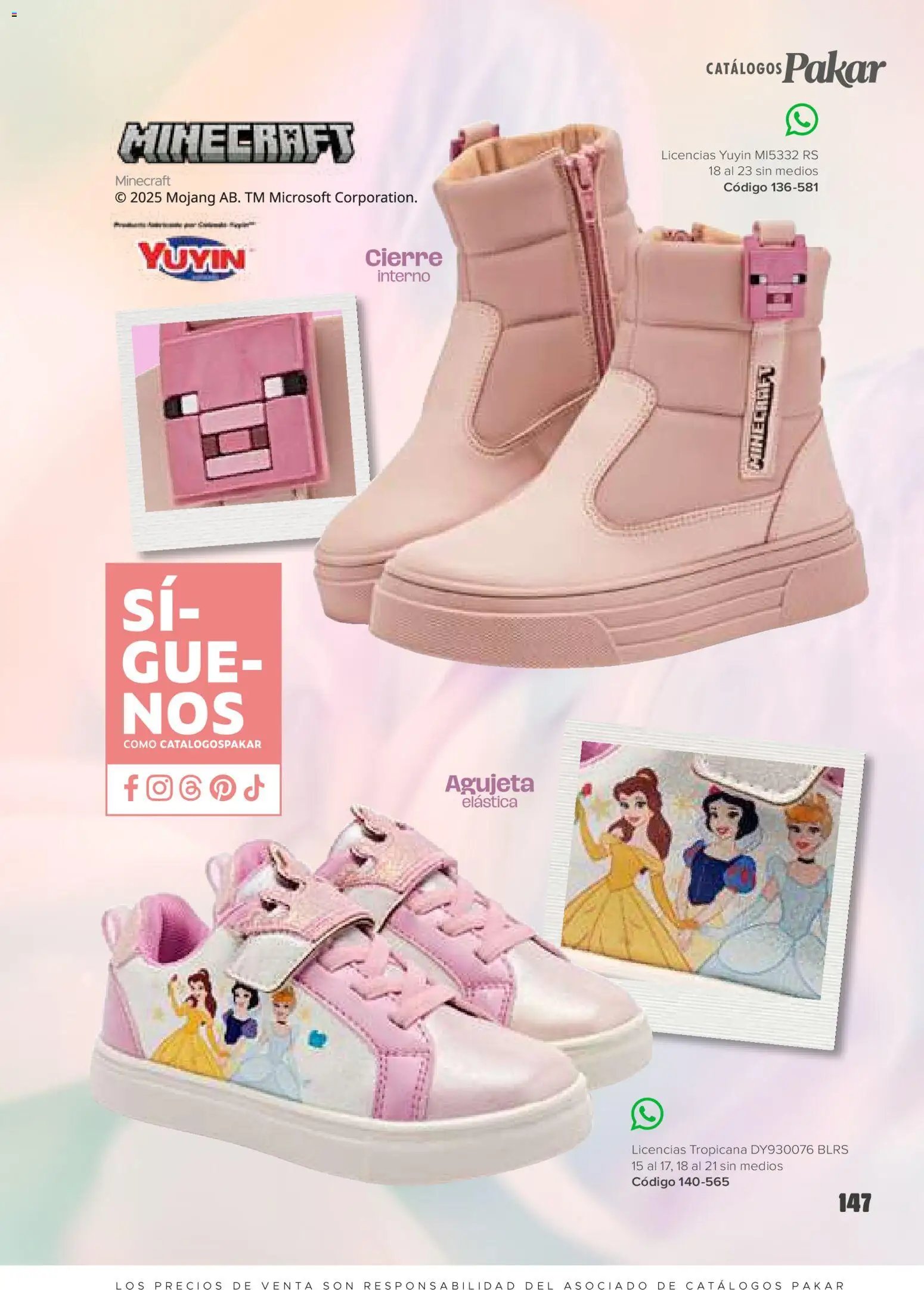 SC Pakar catálogo Niña