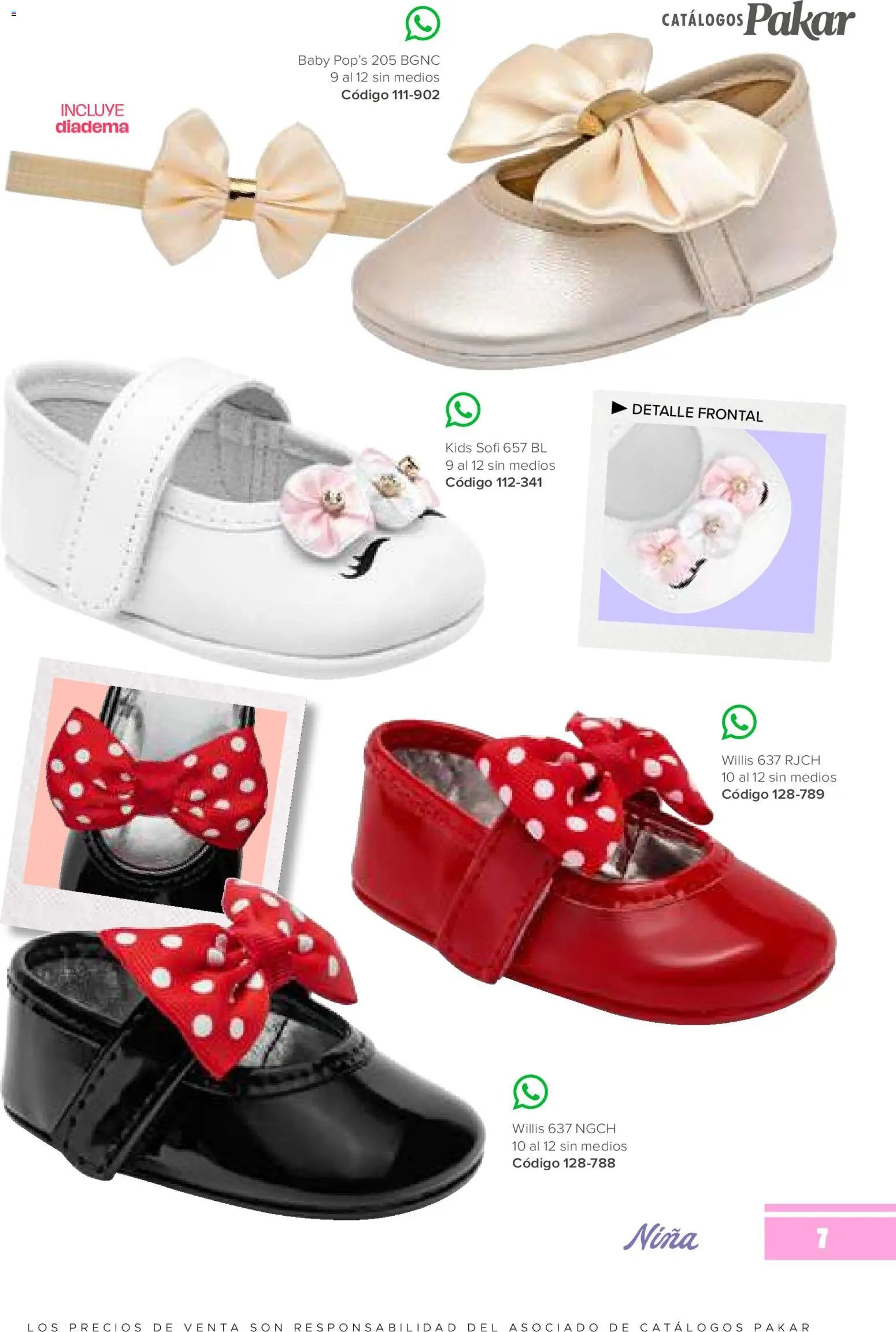 SC Pakar catálogo Niña