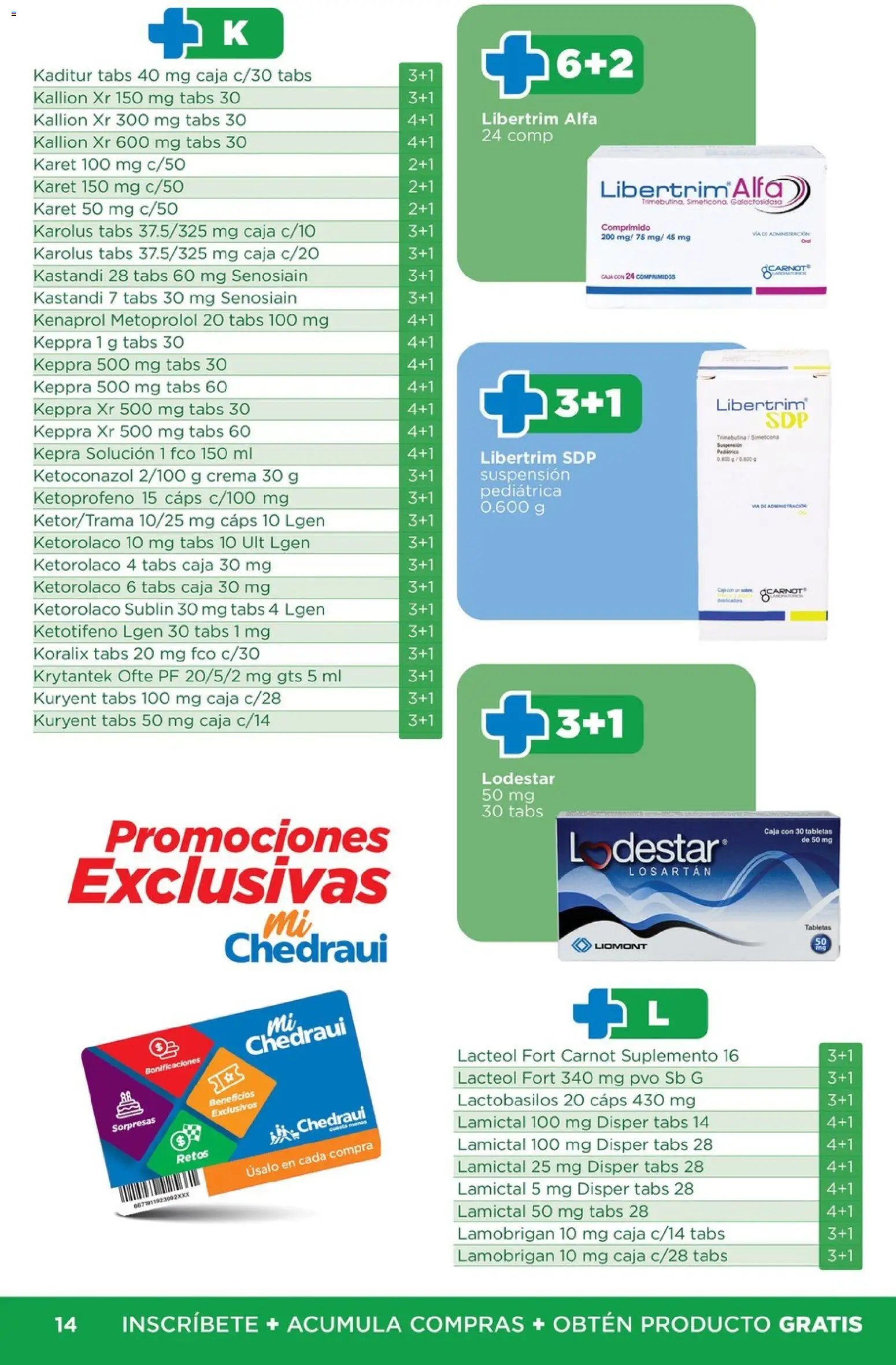 Chedraui folleto Promociones Exclusivas