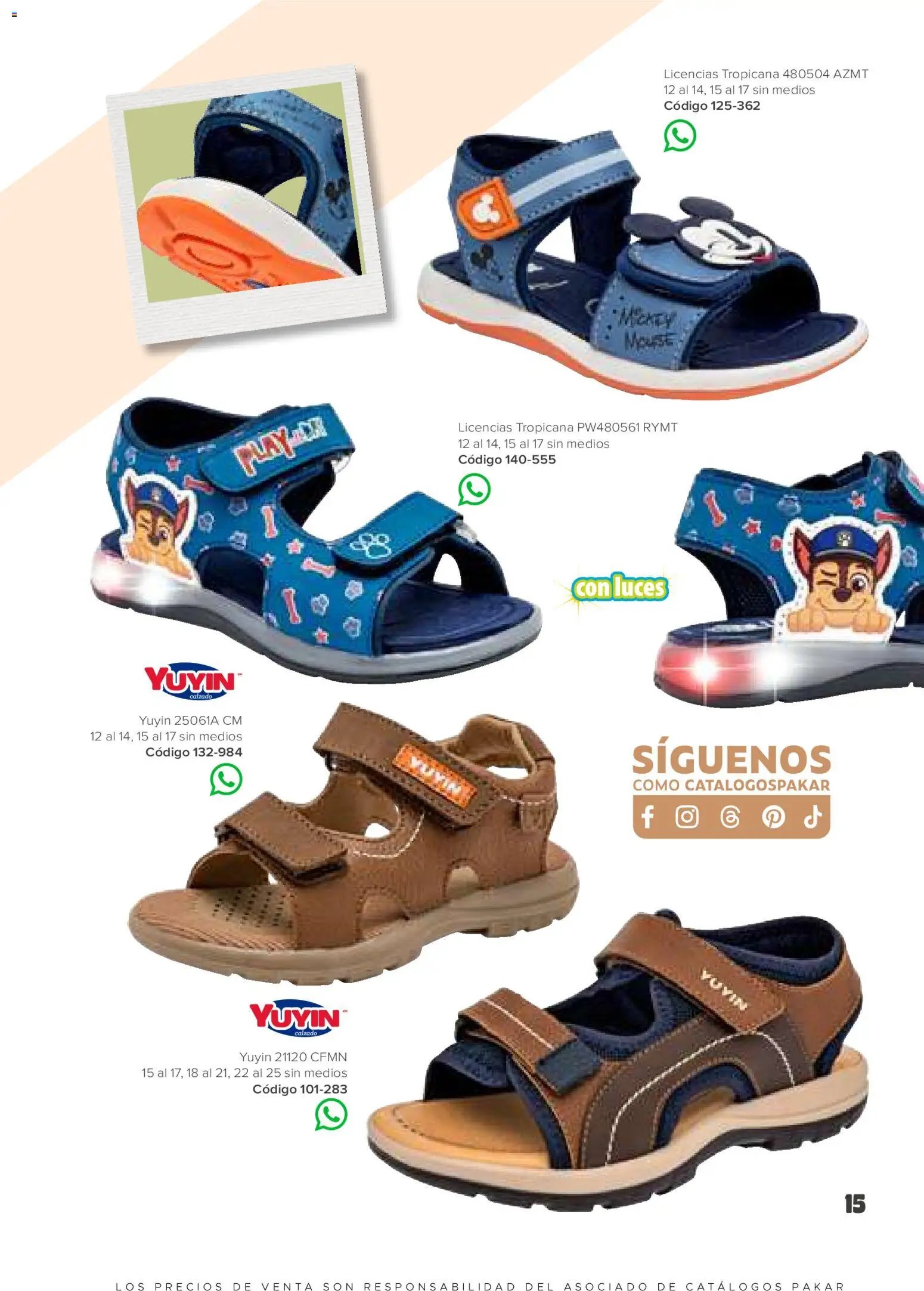 SC Pakar catálogo Niño