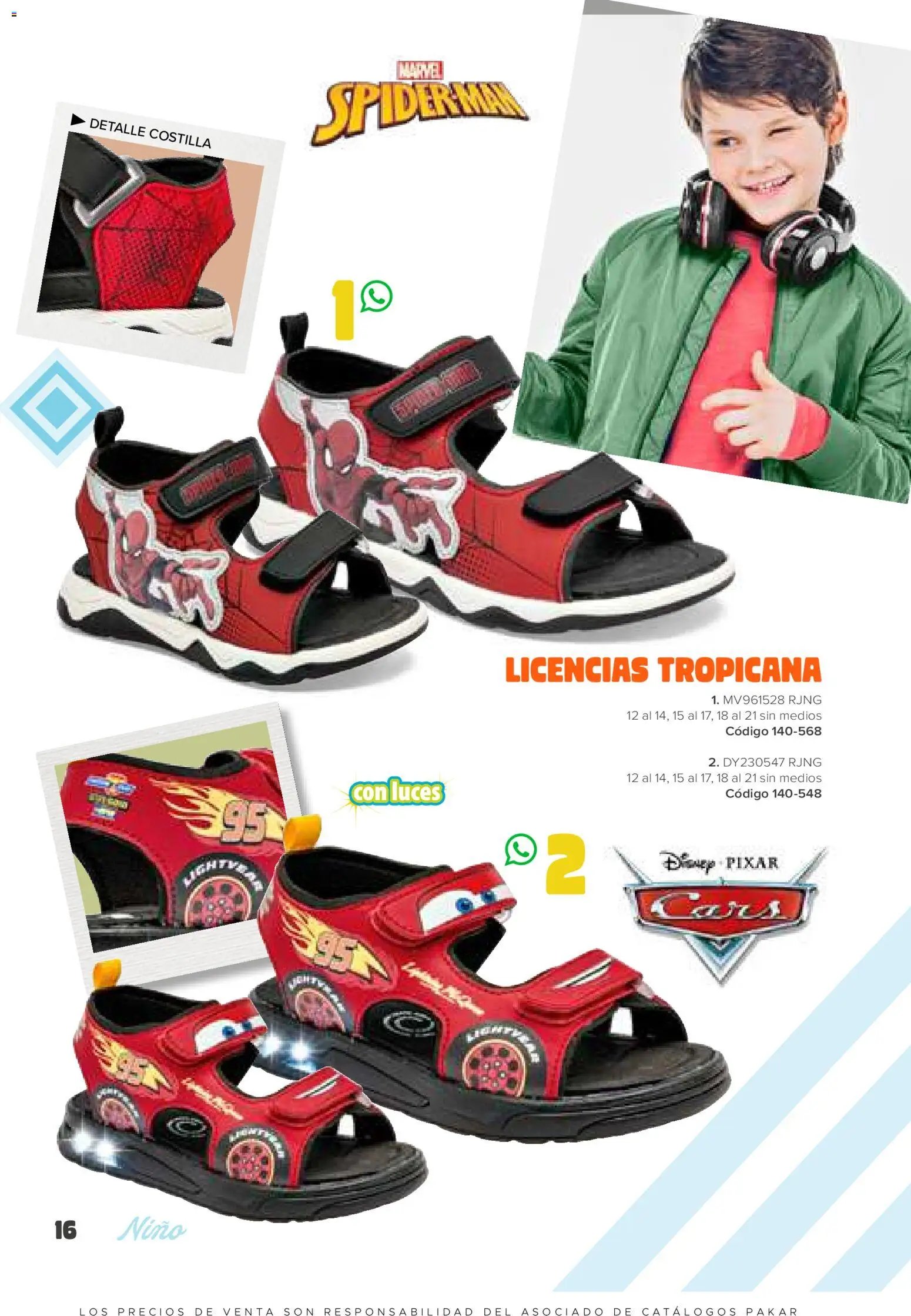 SC Pakar catálogo Niño