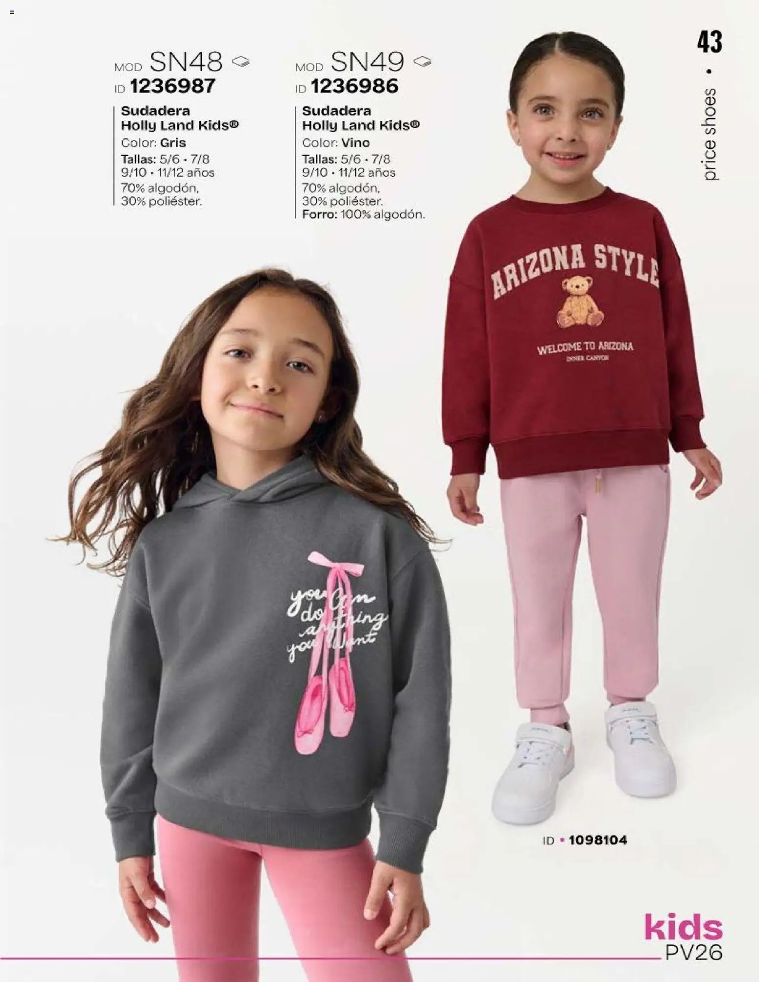 Price Shoes catálogo Kids