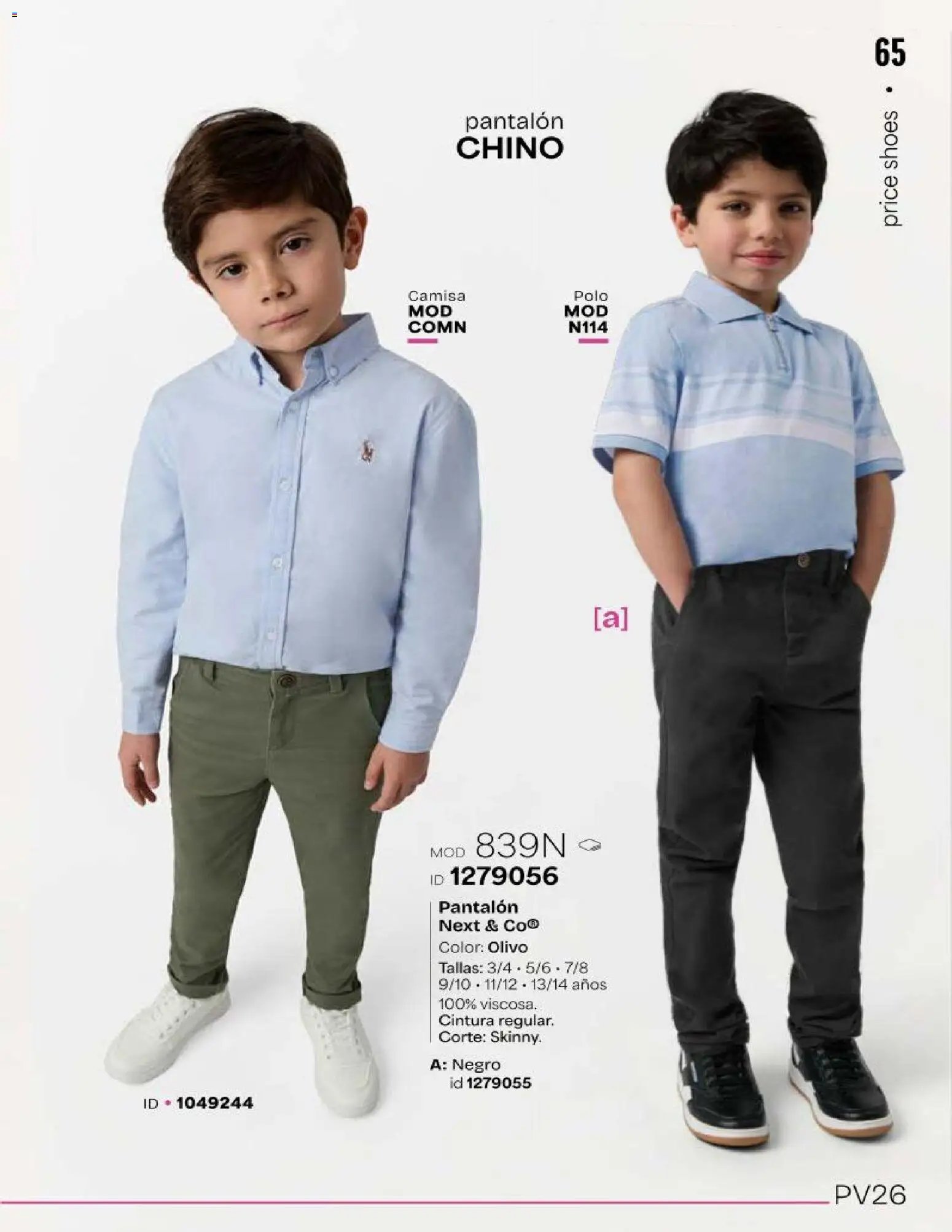Price Shoes catálogo Kids