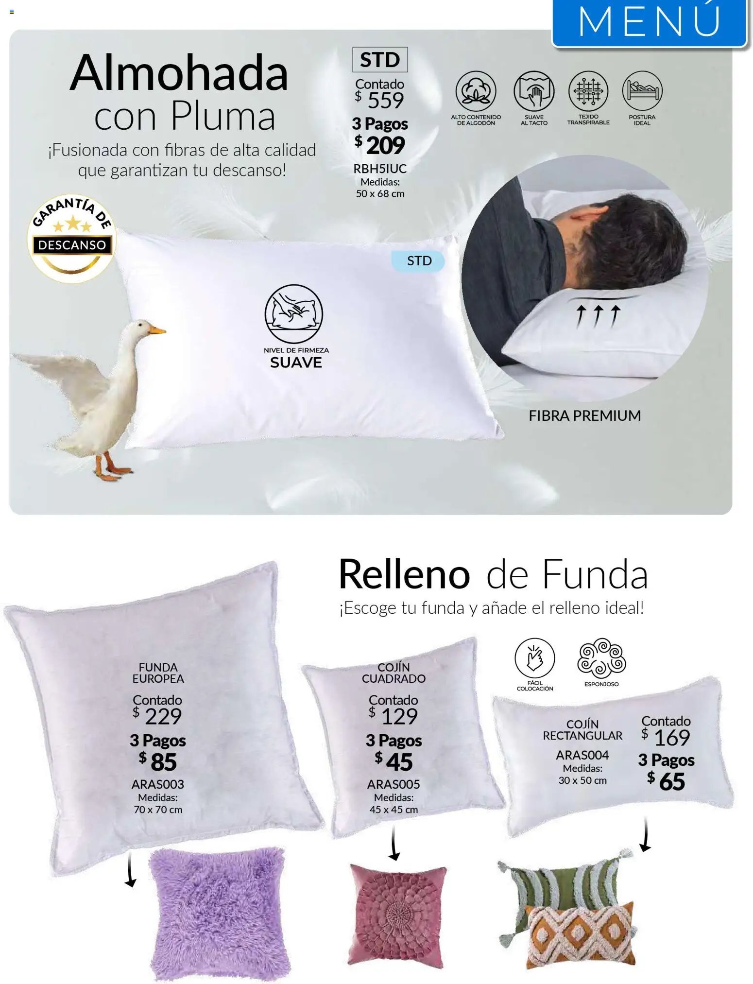 Colchas Concord catálogo