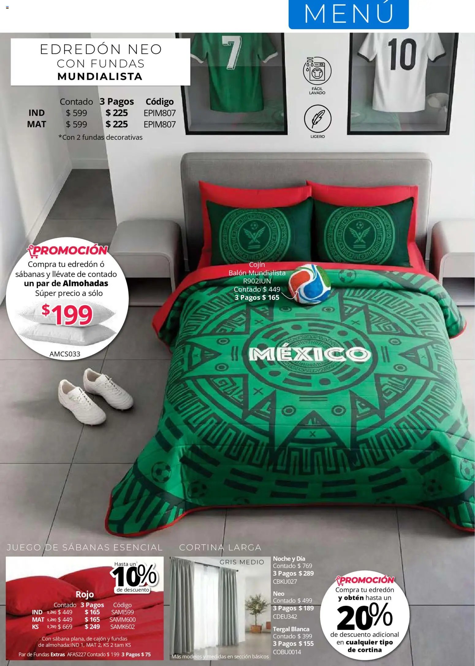 Colchas Concord catálogo