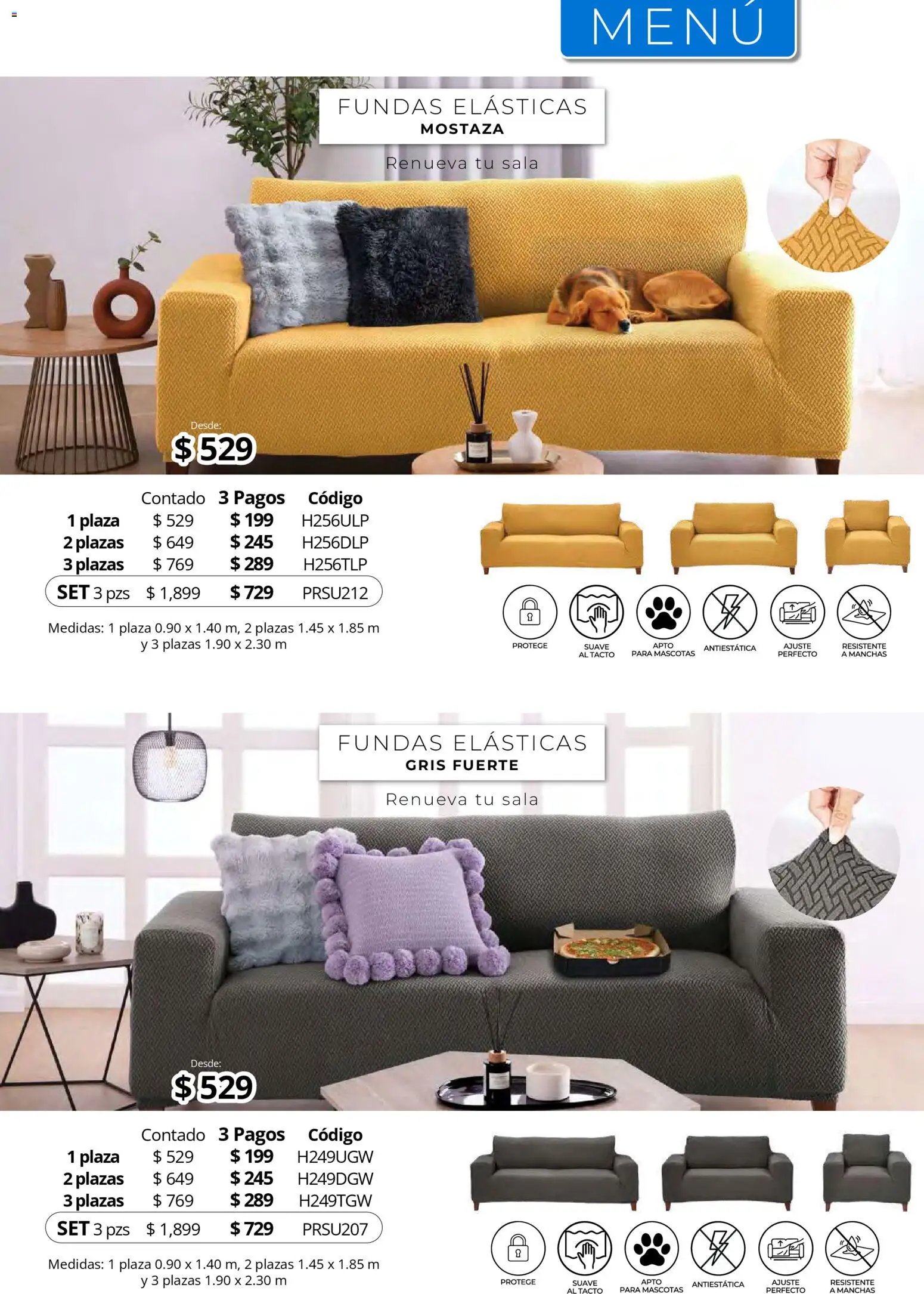 Colchas Concord catálogo