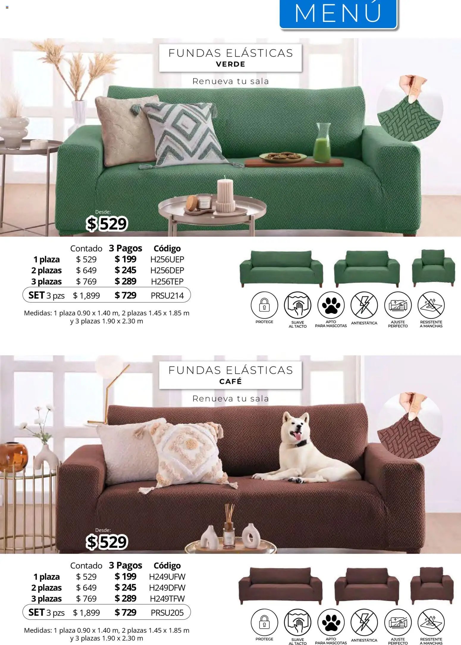 Colchas Concord catálogo
