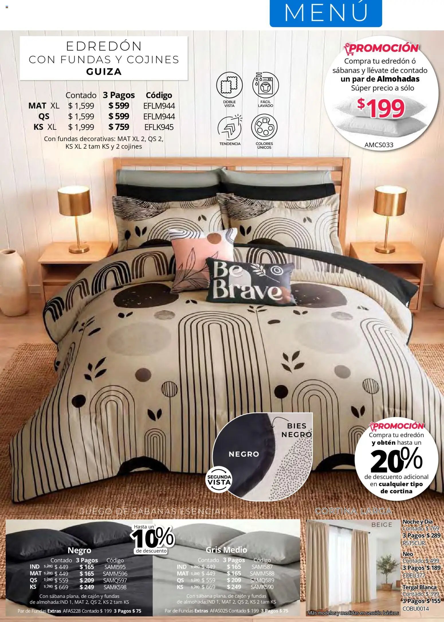 Colchas Concord catálogo
