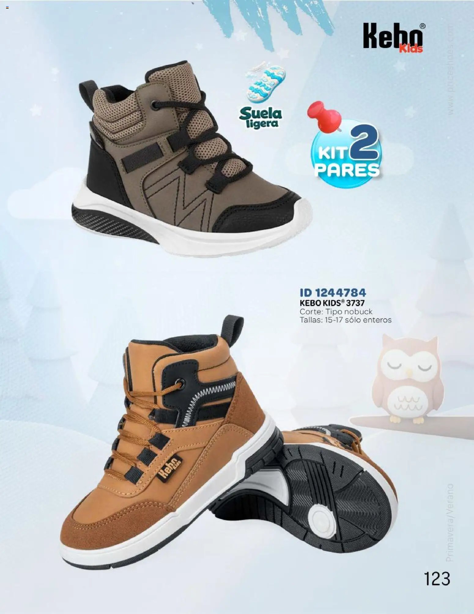 Price Shoes catálogo Kids todo en uno