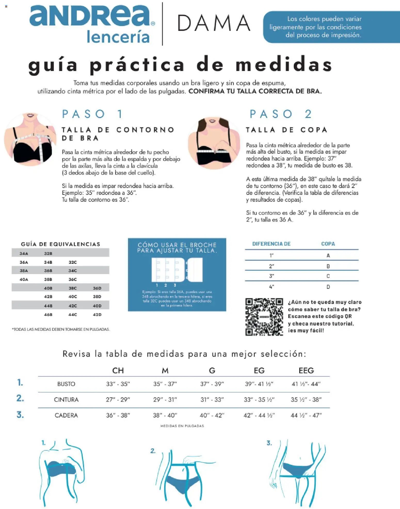 Andrea catálogo Lencería & vestir interior