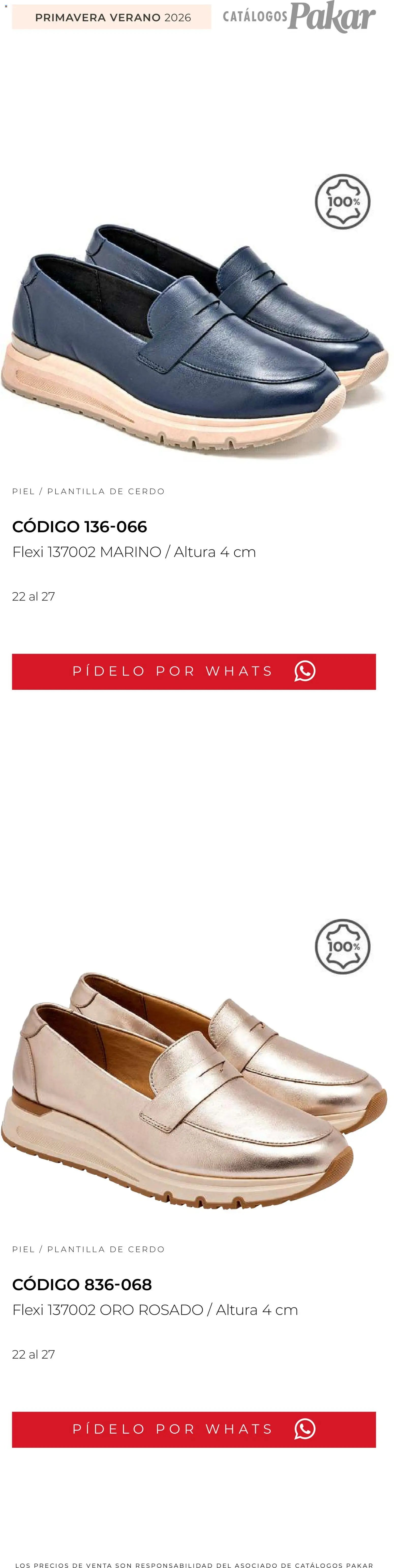 SC Pakar catálogo Flexi PV26