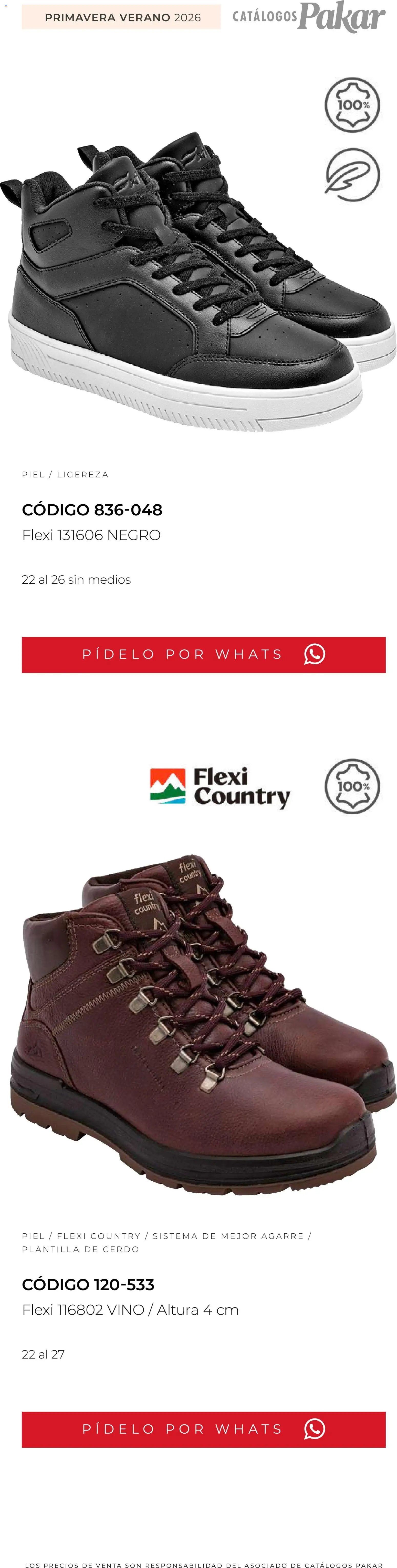 SC Pakar catálogo Flexi PV26