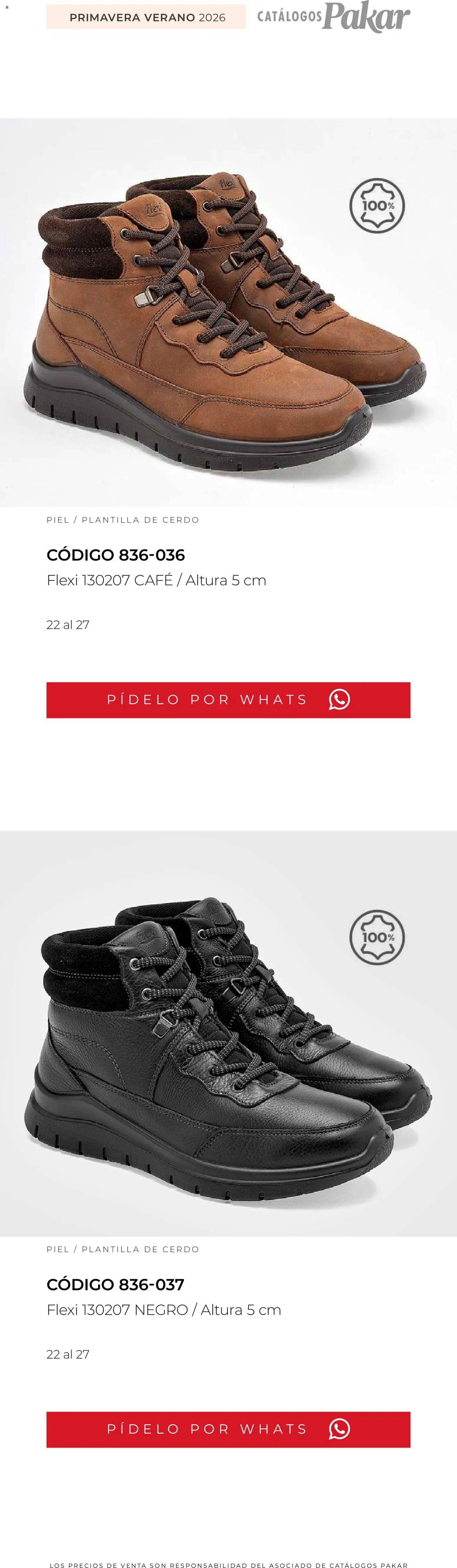 SC Pakar catálogo Flexi PV26