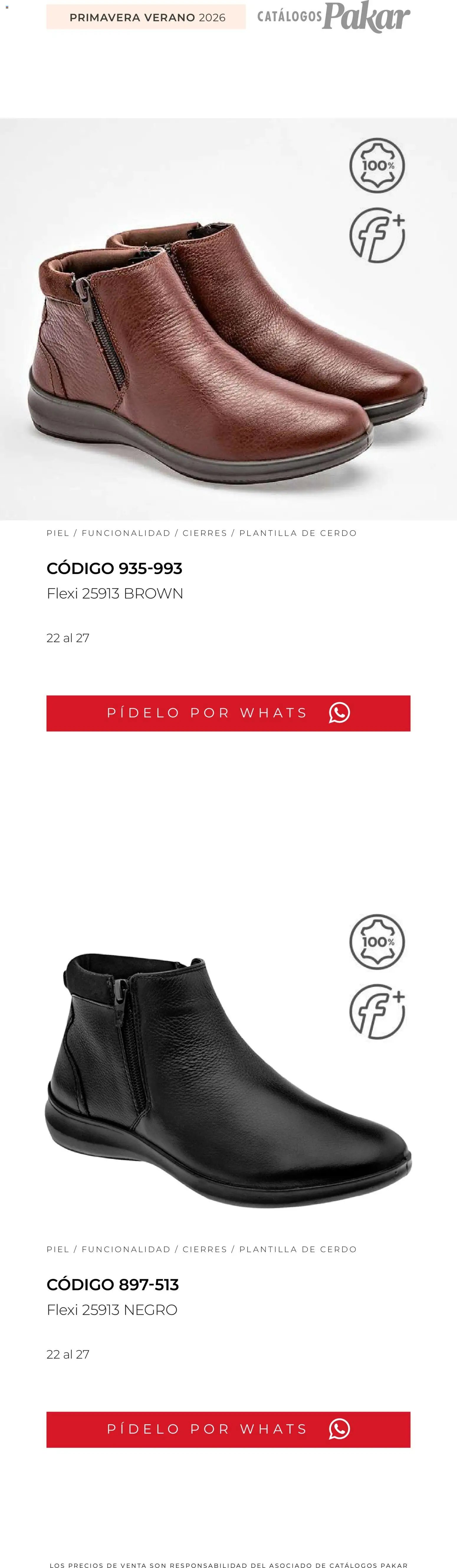 SC Pakar catálogo Flexi PV26